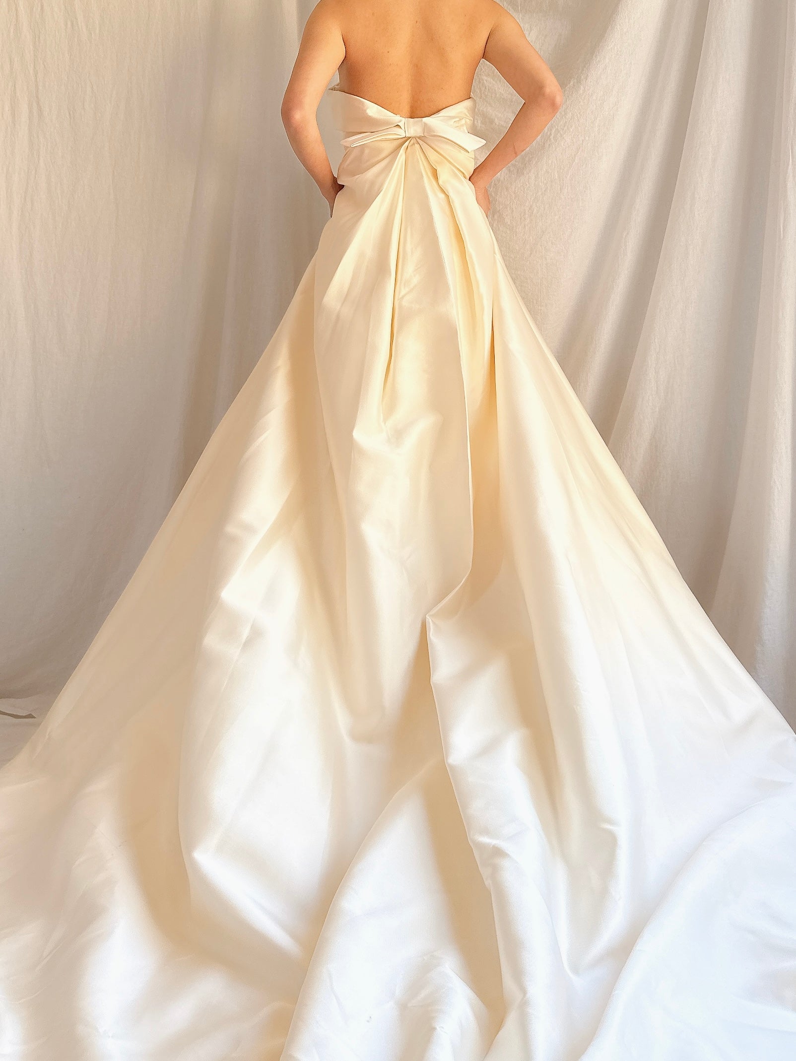 Vintage Pronovias Barcelona Gown with Train - M/US 8