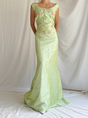 Vintage Paule Vasseur Silk Set - M/L FR 44