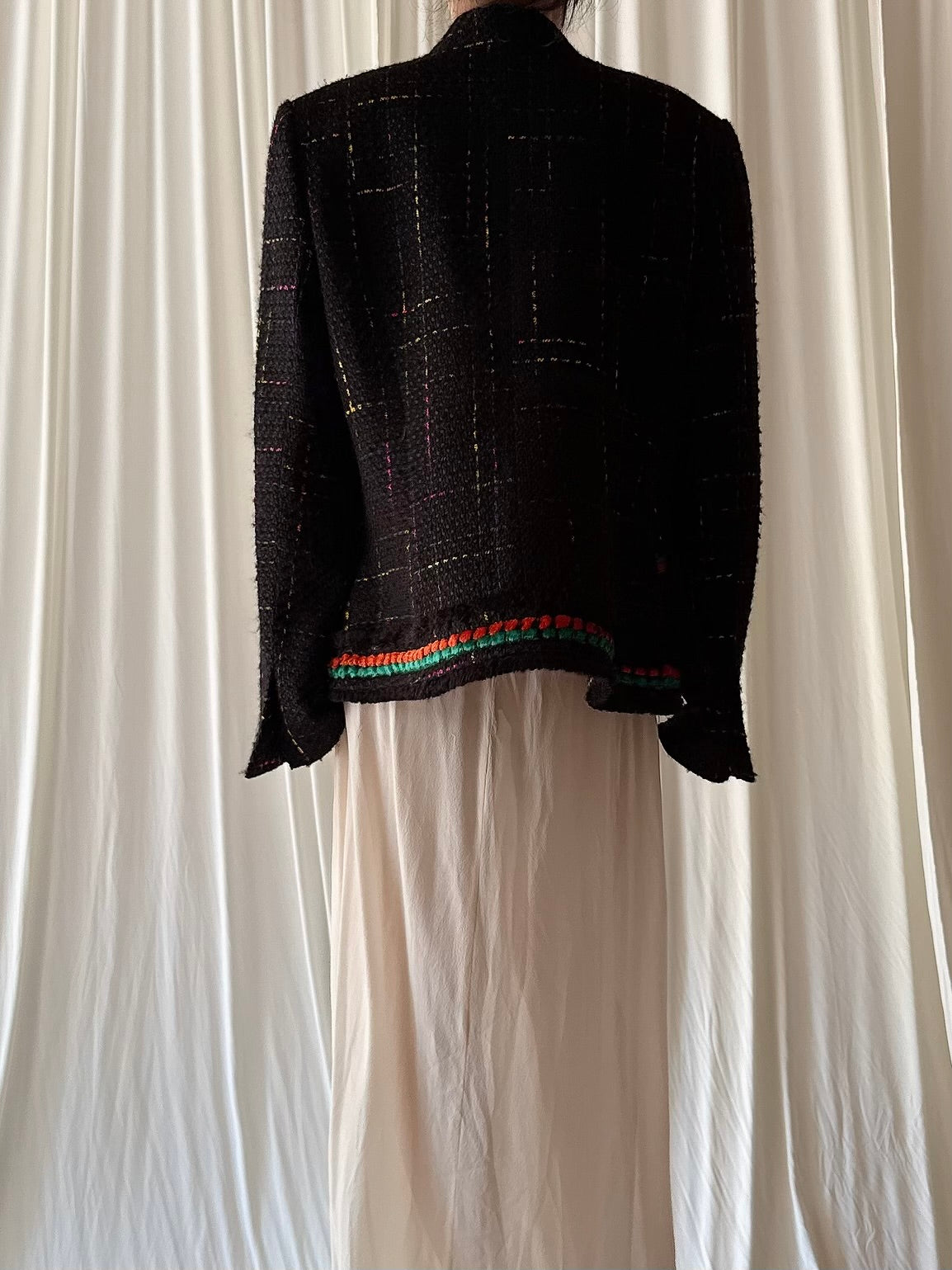 Vintage Terry Paris Silk Jacket - L