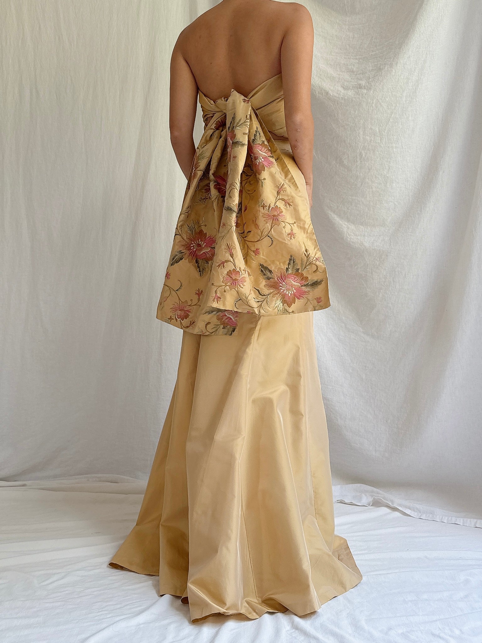 Vintage Paule Vasseur Silk 2-Piece Set - M FR 42
