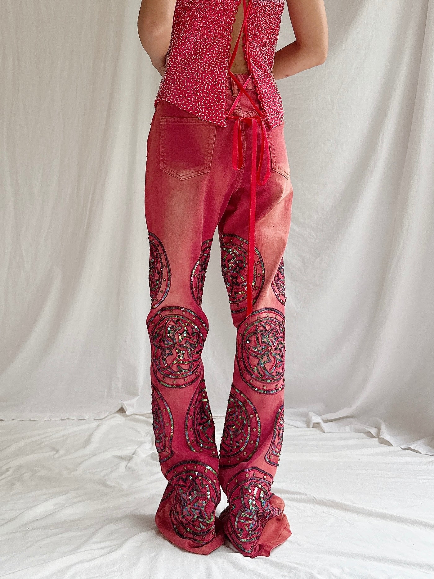 Vintage San Blas Embellished Pants - M