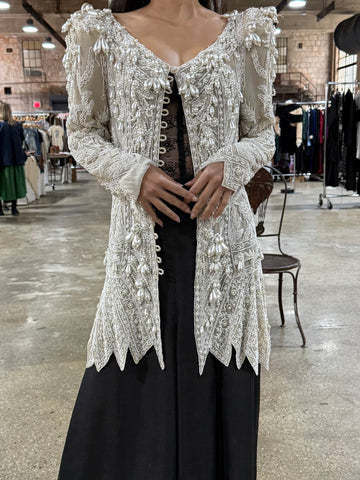 Vintage Eavis & Brown Silk Duster -XS