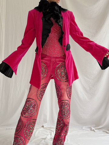 Vintage Nina Ricci Velvet Jacket - M