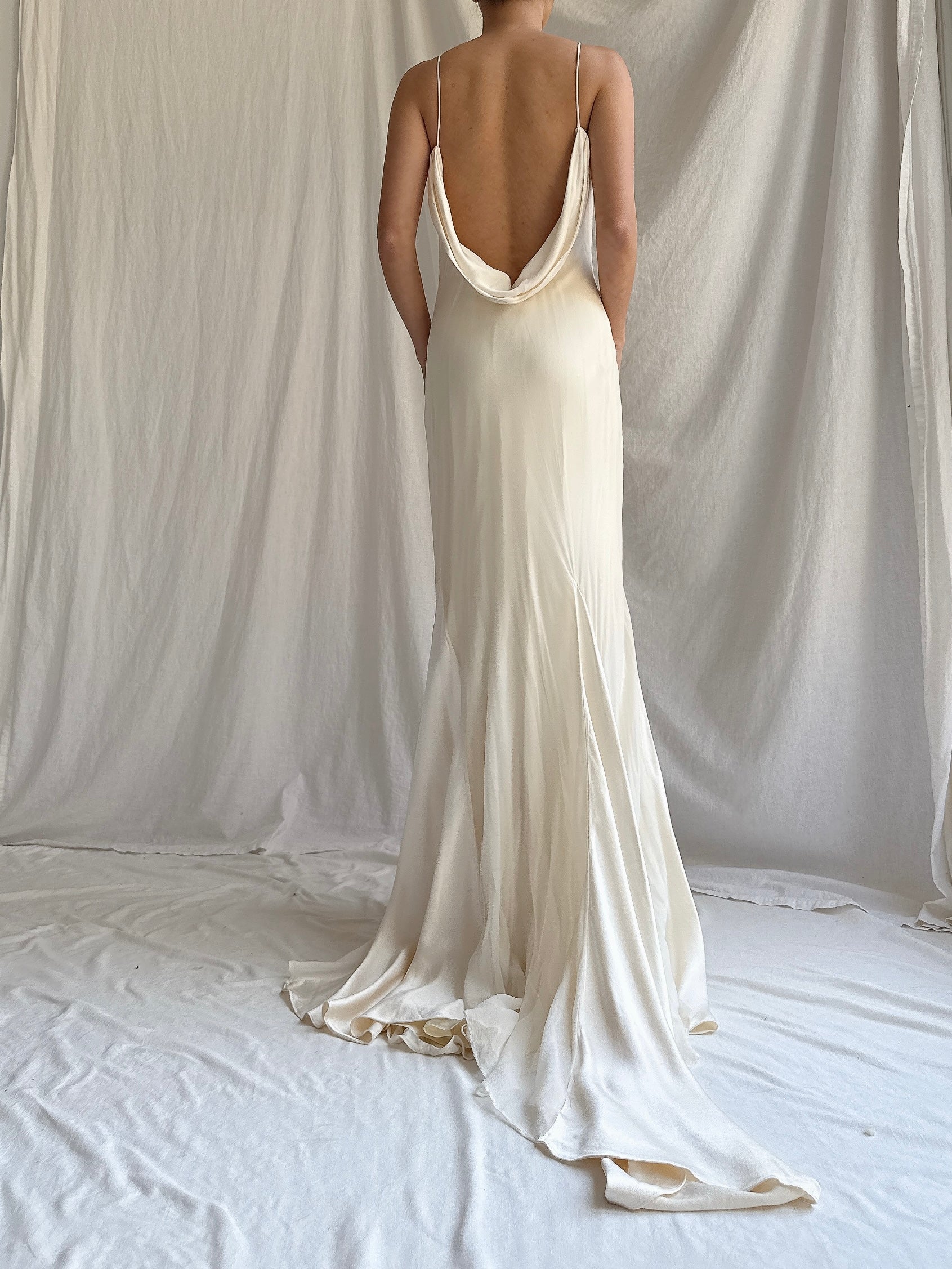 Vintage Vera Wang Silk Bias Gown - XS