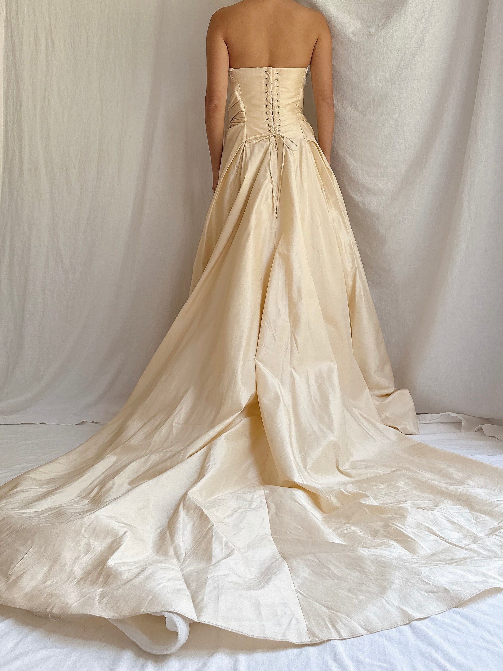 Vintage Cymbeline Paris Silk Gown - FR 40/ US 4-6