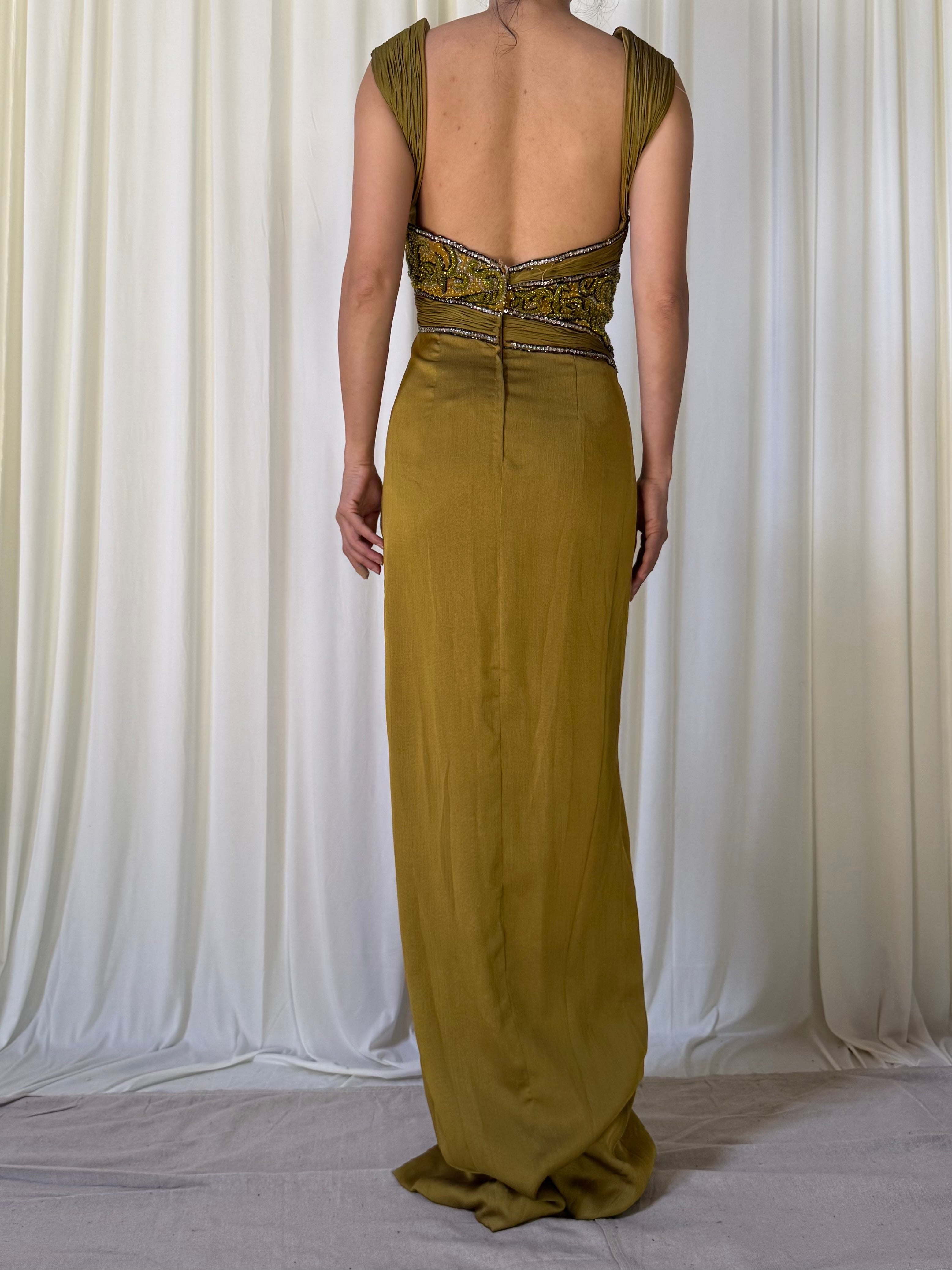 Vintage Claire’s Collection Mustard Dress - M/8