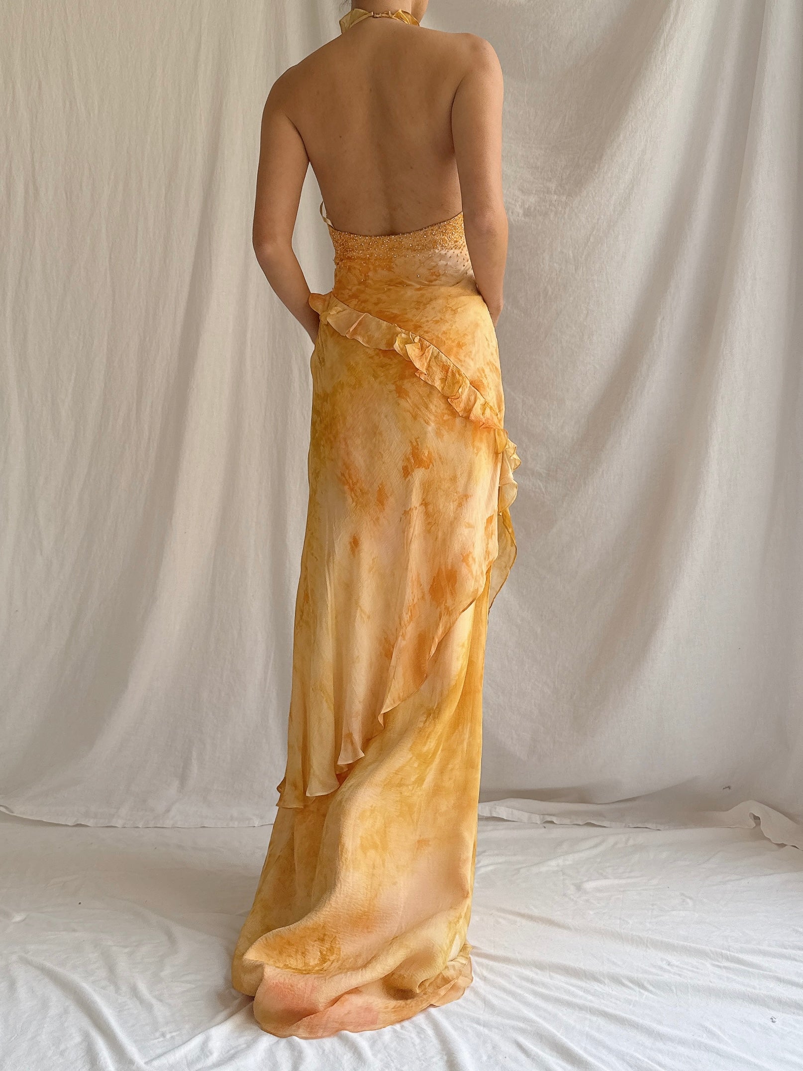 Vintage Silk YSA Makino Gown - M