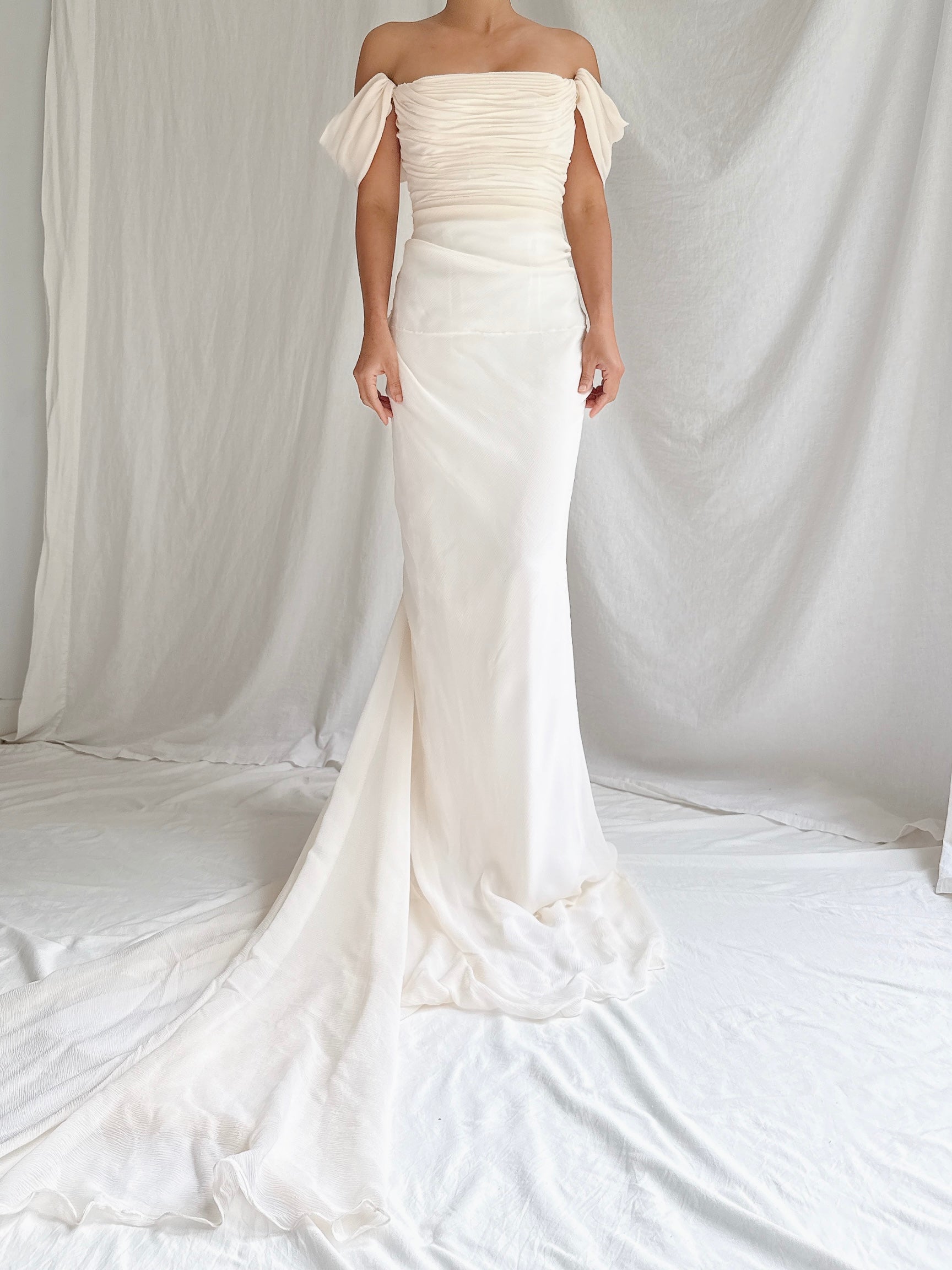 Vintage Peter Langner Italy Silk Gown - S/M