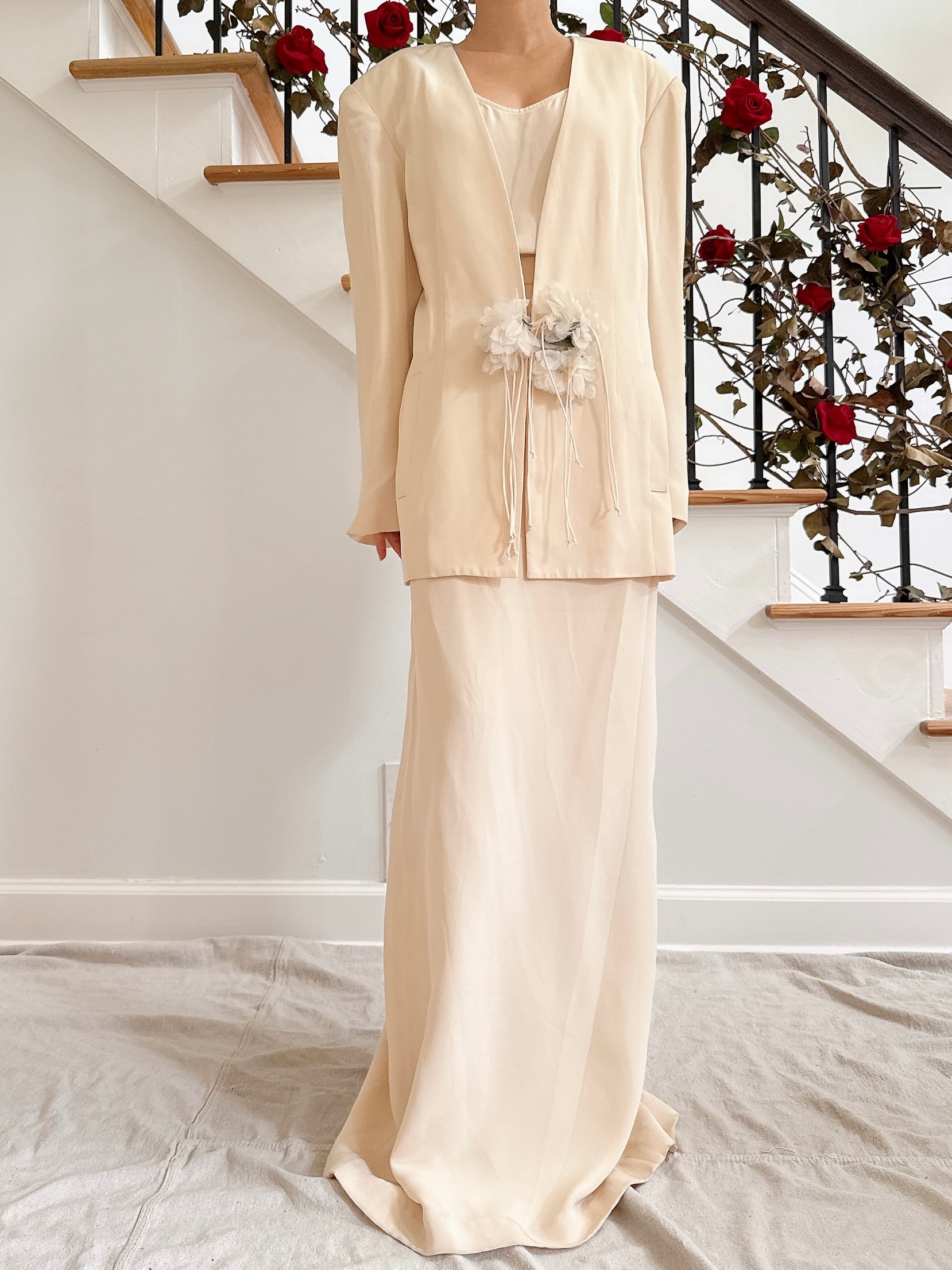 Vintage Magali Silk 3-Piece Set - Size US 8