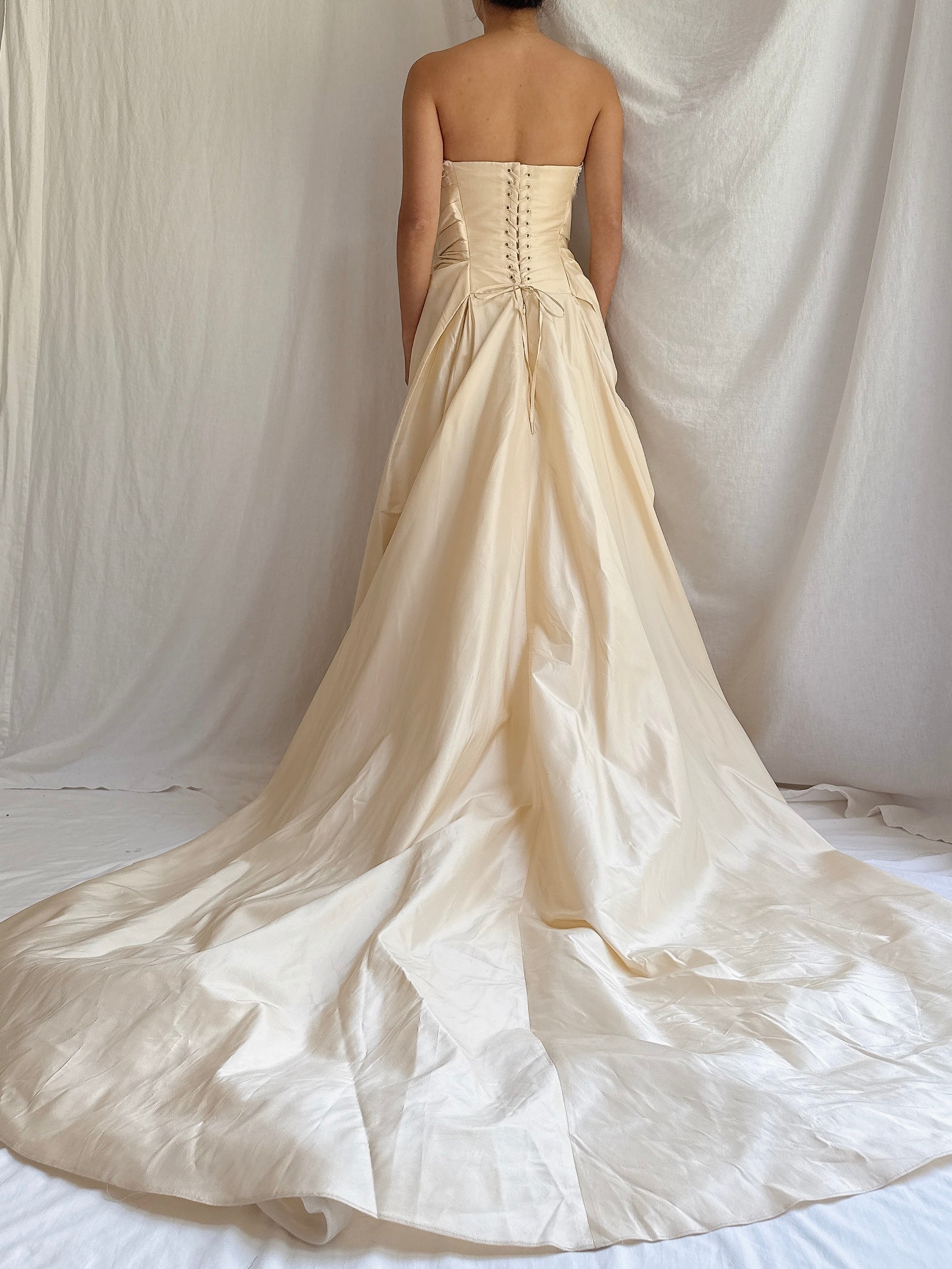 Vintage Cymbeline Paris Silk Gown - FR 40/ US 4-6