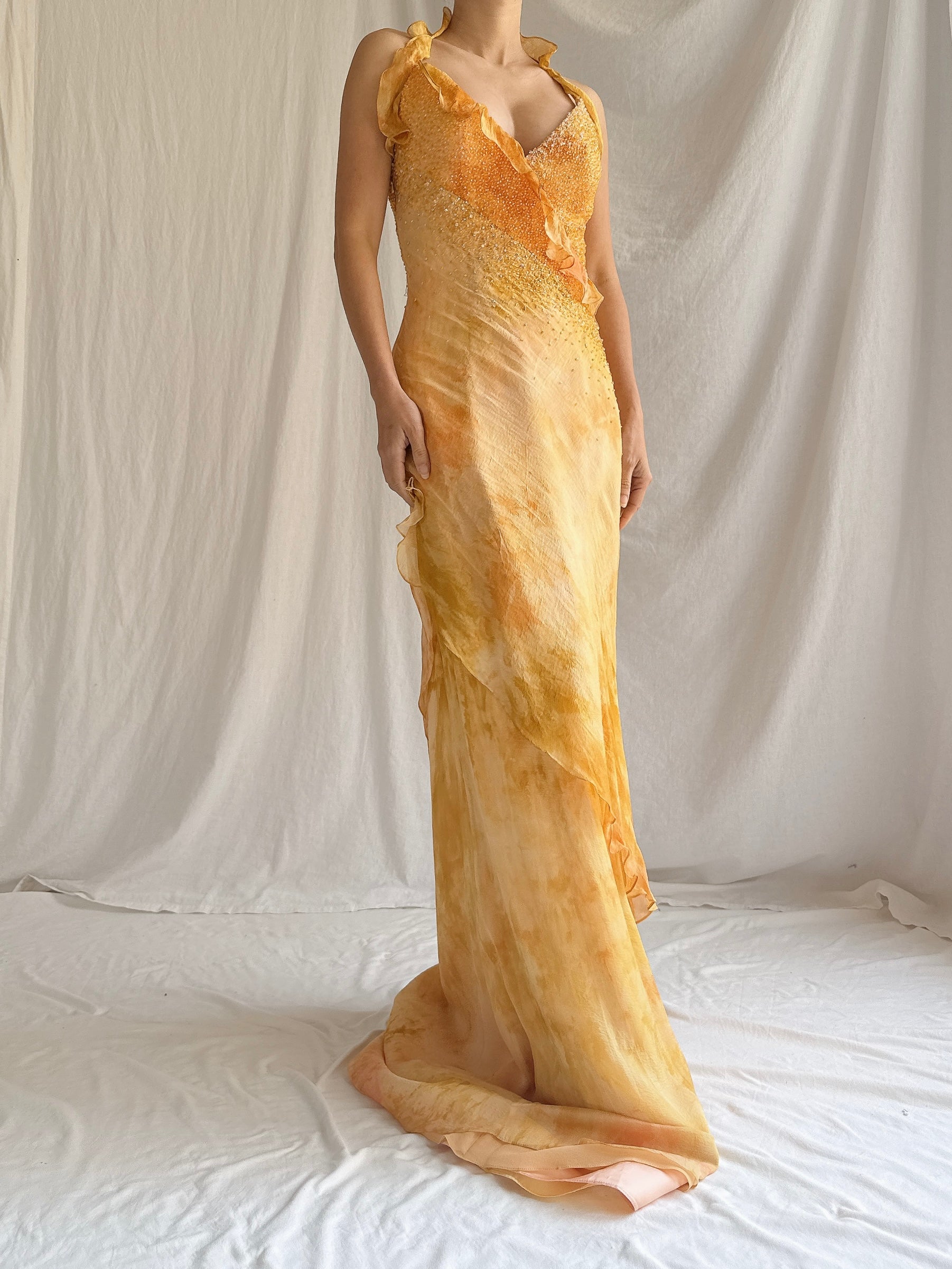 Vintage Silk YSA Makino Gown - M