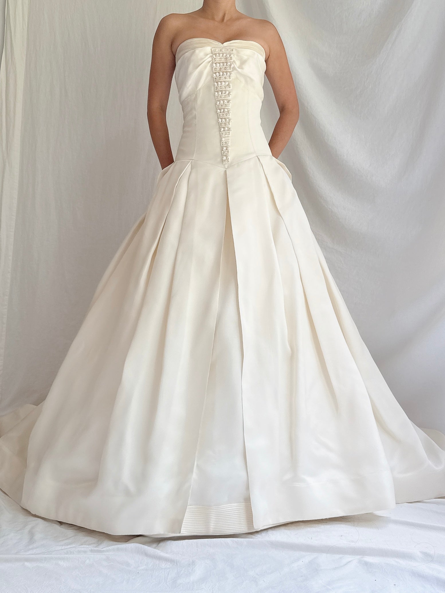 Vintage Vera Wang Silk Organza Gown - S