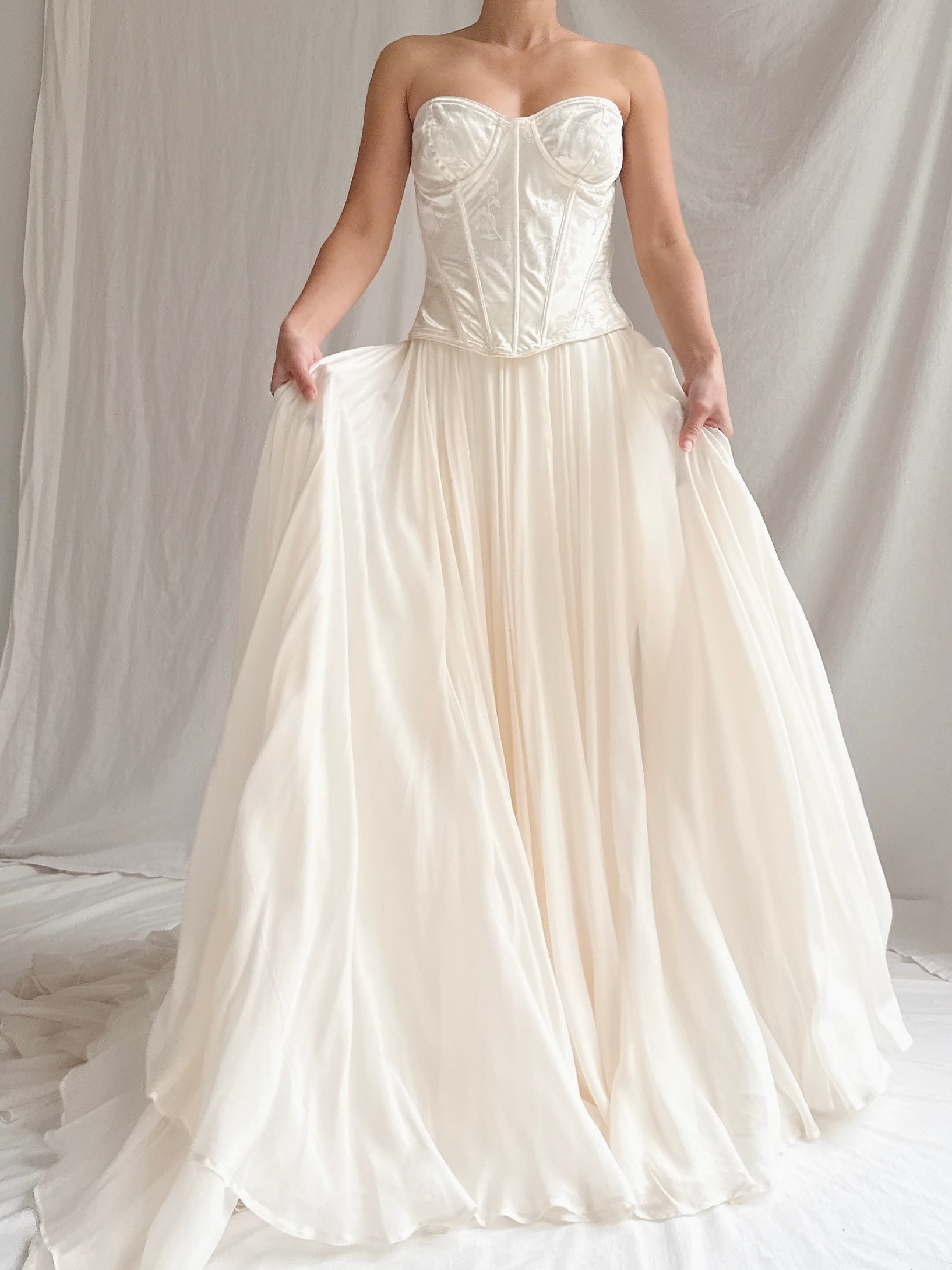 Vintage Silk 2-Piece Set - S-M