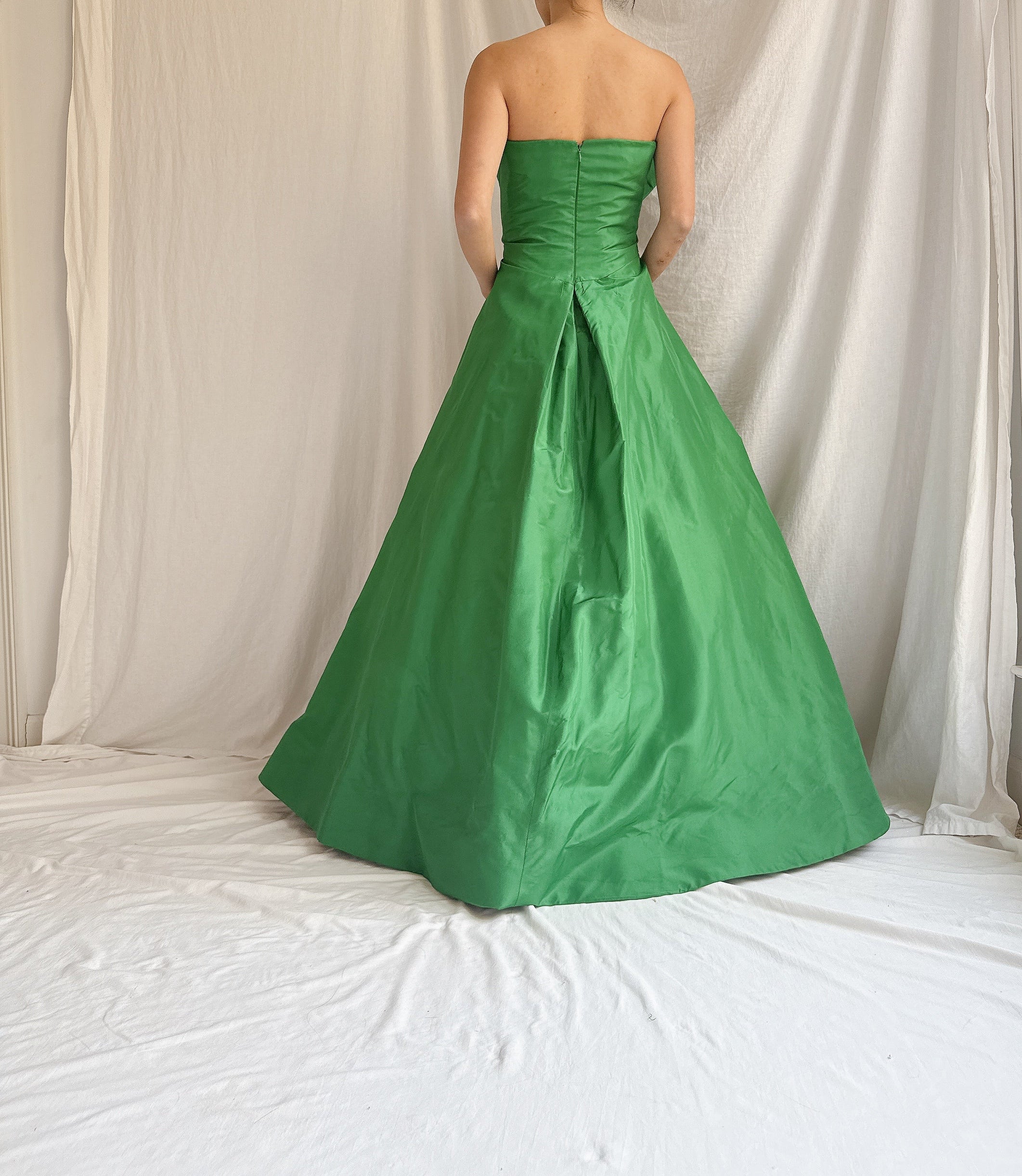 Vintage Scaasi Silk Gown - L