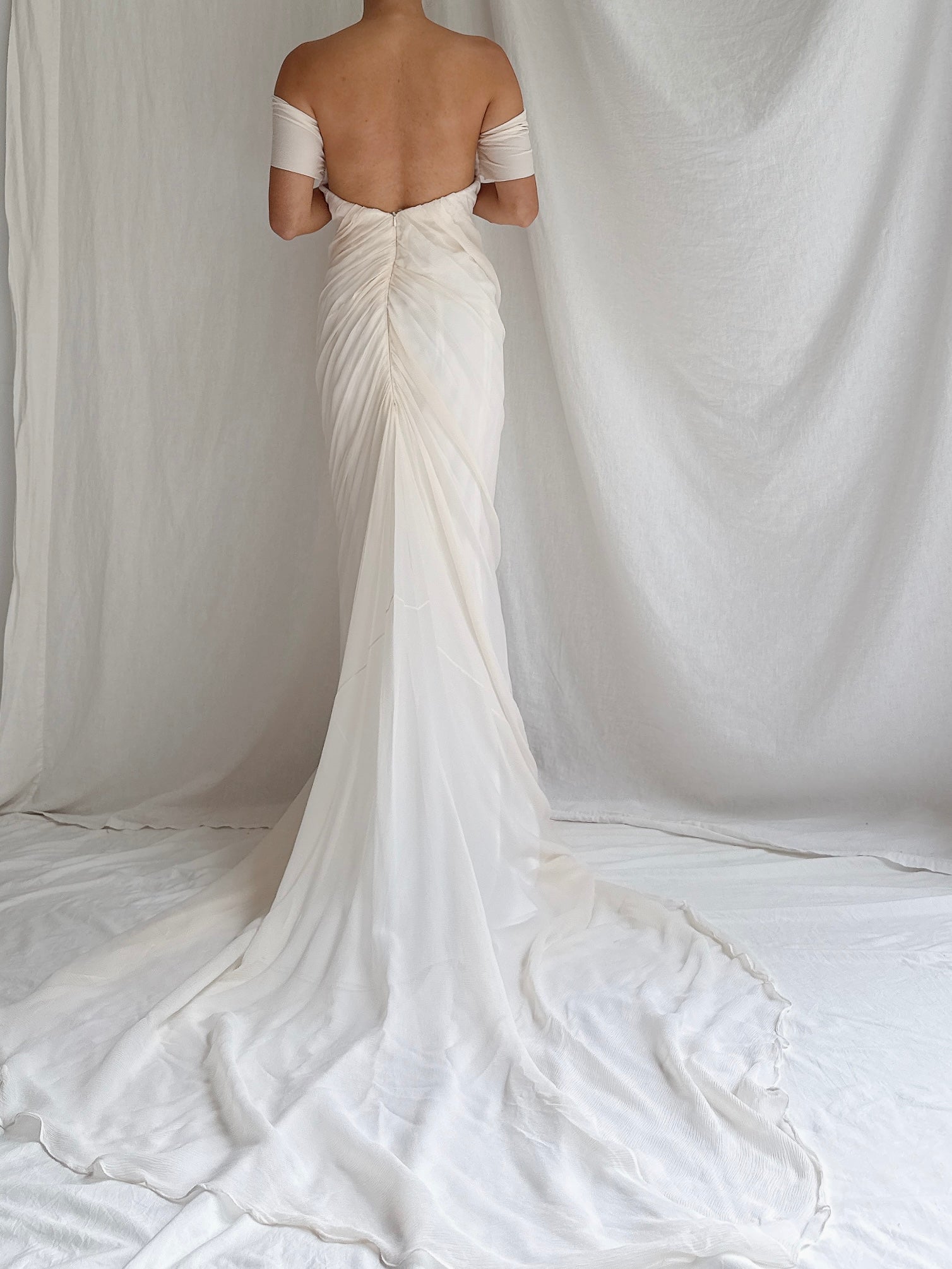 Vintage Peter Langner Italy Silk Gown - S/M
