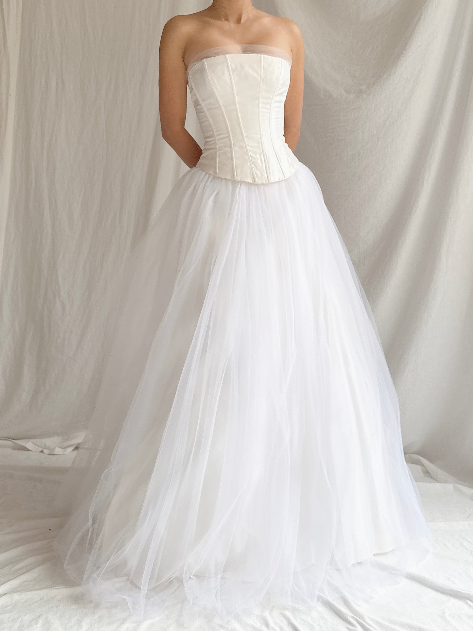 Vintage Gunne Sax Strapless Tulle Gown - XS/2