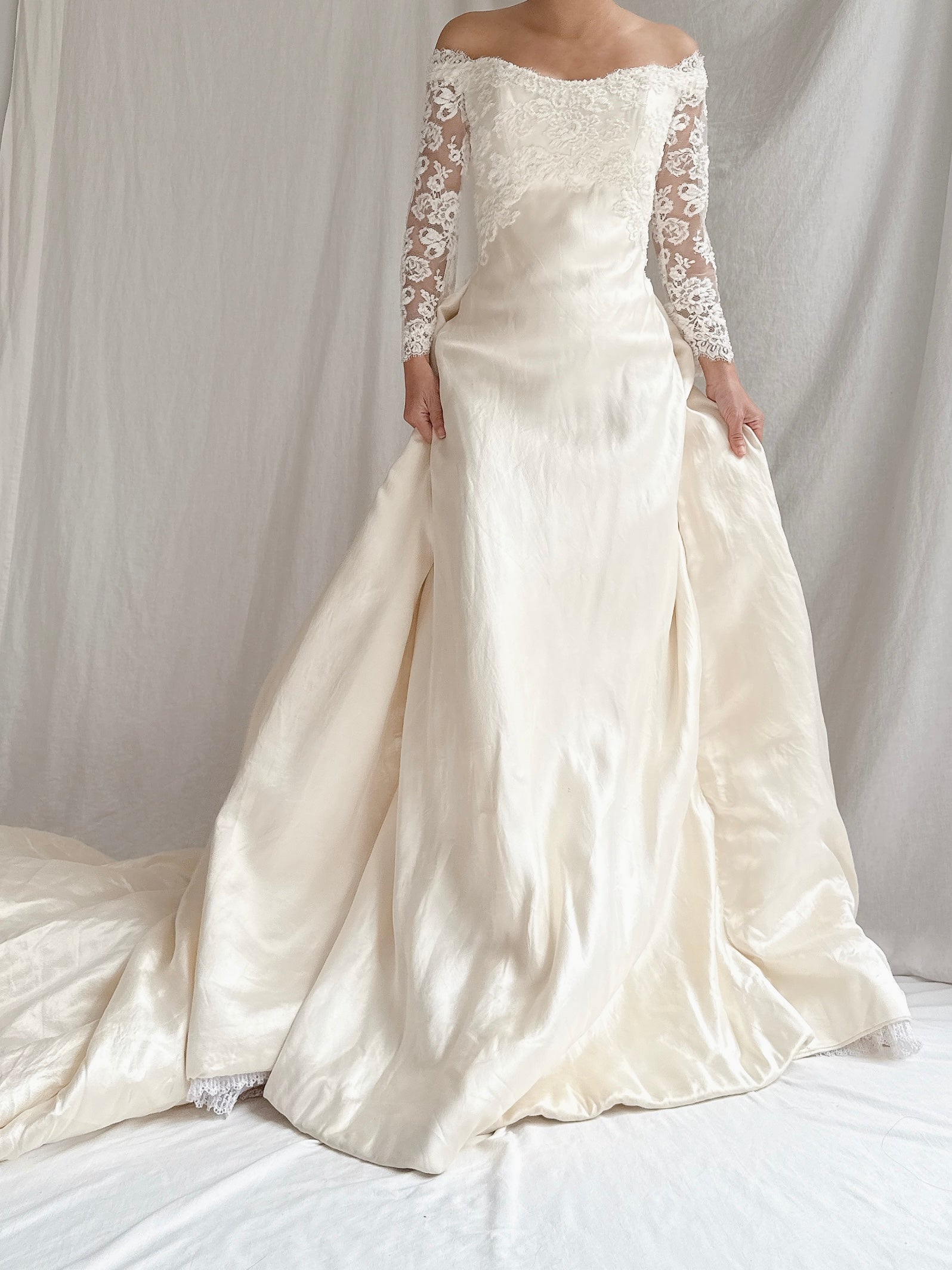 Vintage Lorenzo Caprile Couture Silk Gown - S/4/6