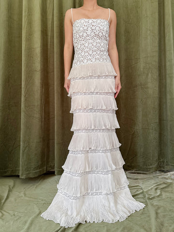 Vintage Cailan’D Tiered Dress - FR 44