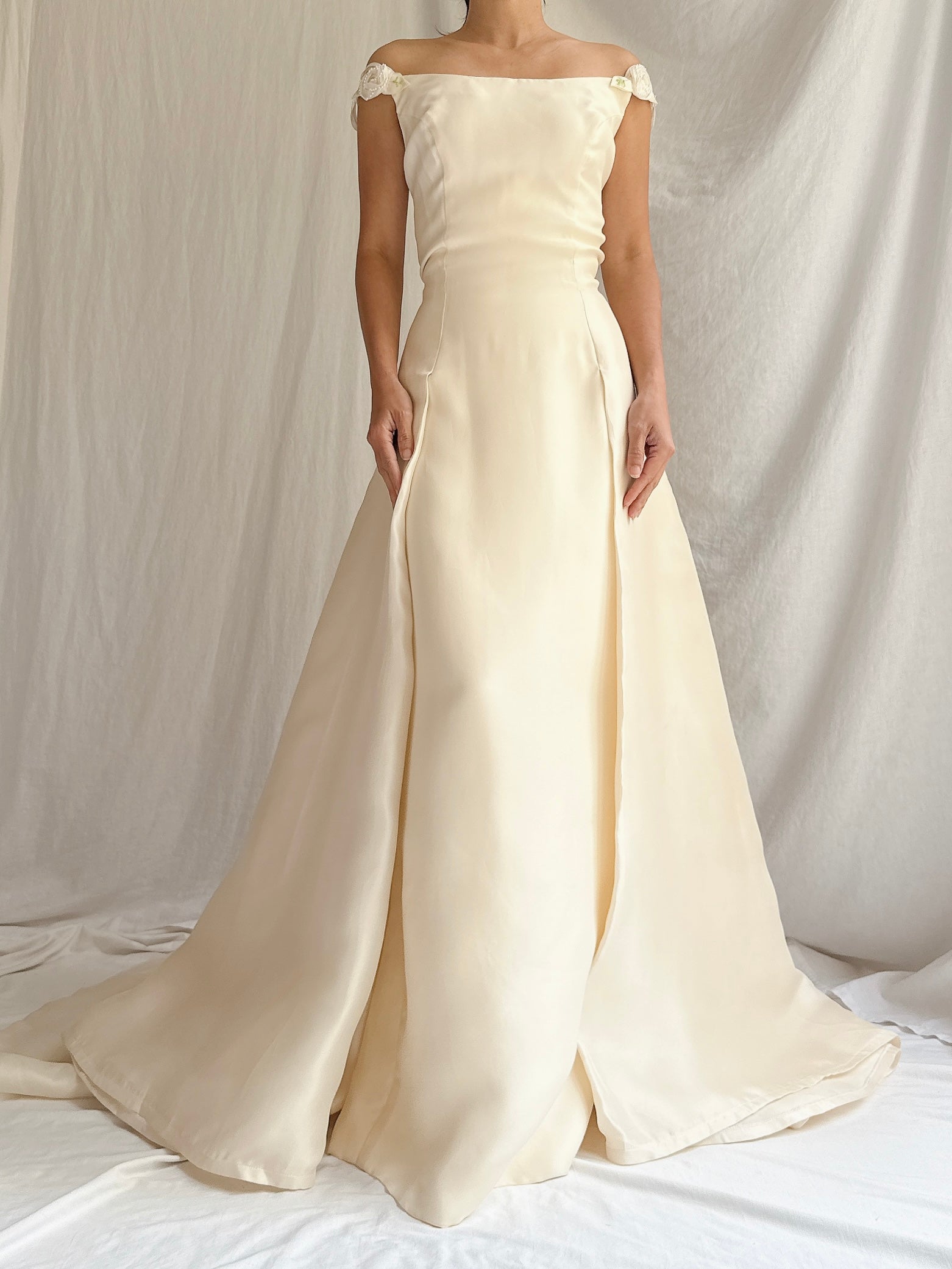 Vintage Aimee Atelier Silk Organza Gown - S