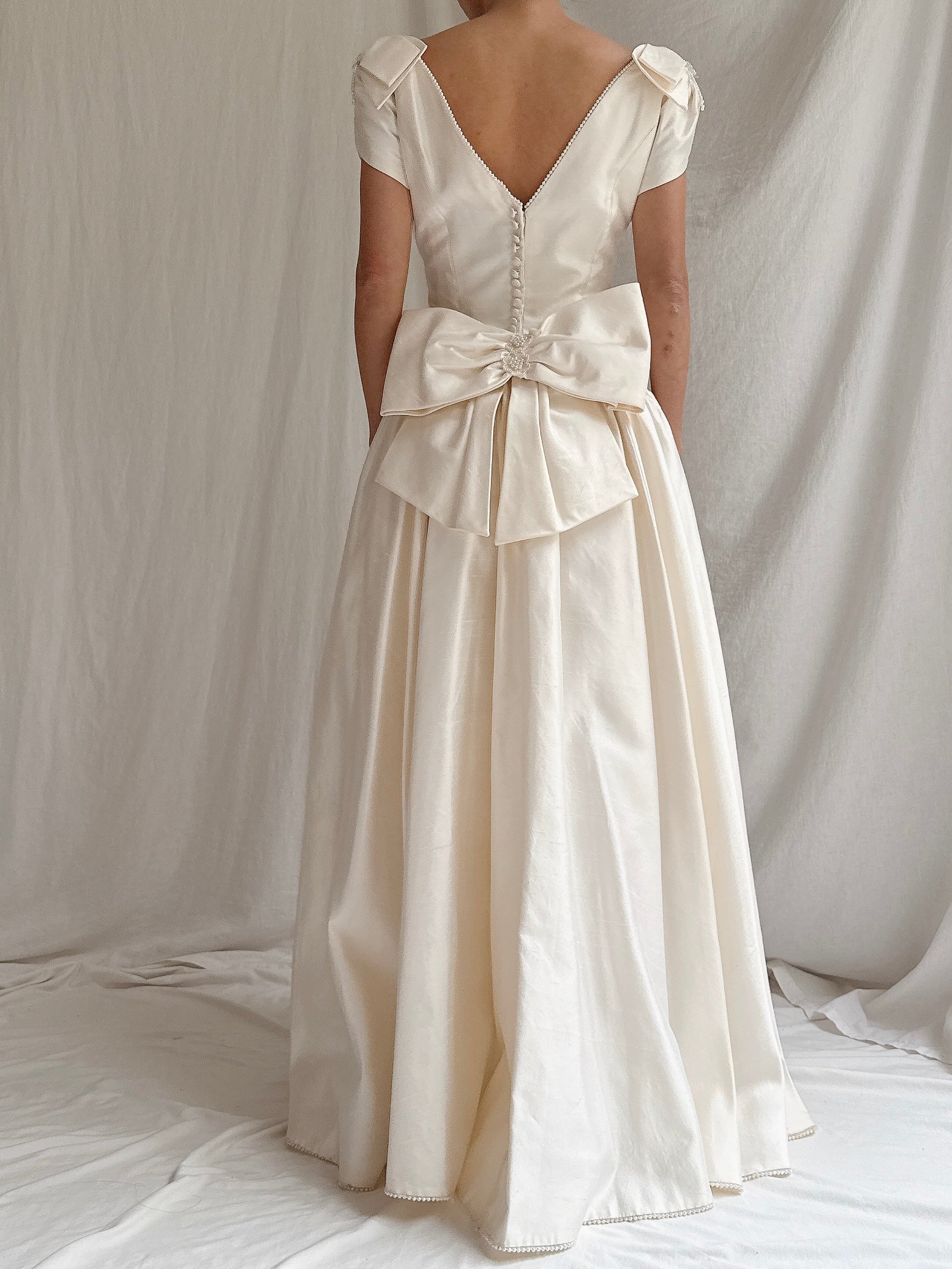 Vintage Bianchi Silk Dress - S/M