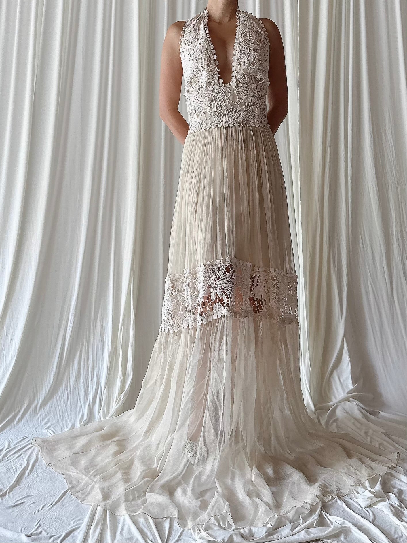 Maria Lucia Hohan Silk Knit Gown