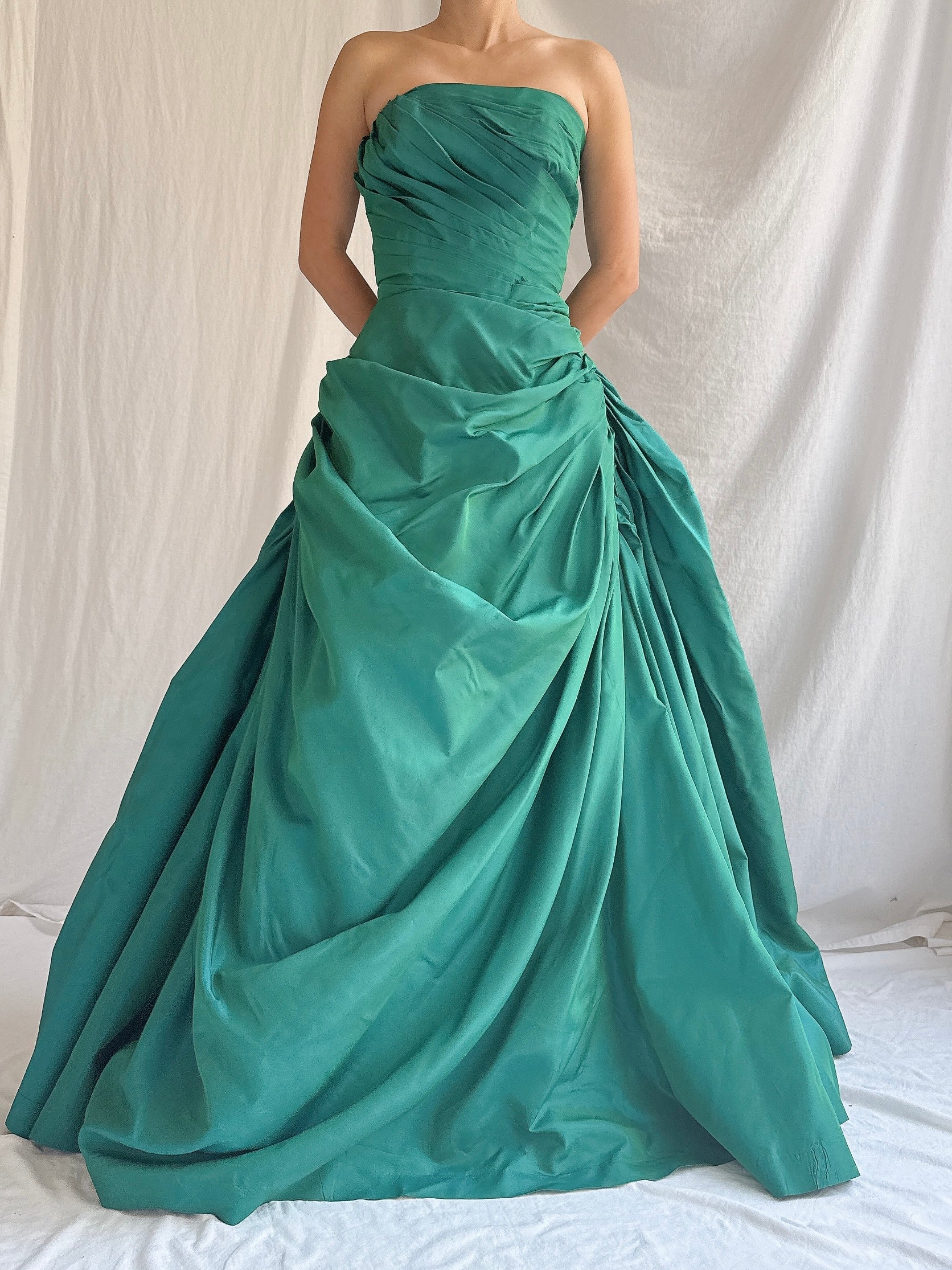 1950s Fred Perlberg Draped Gown - S/M