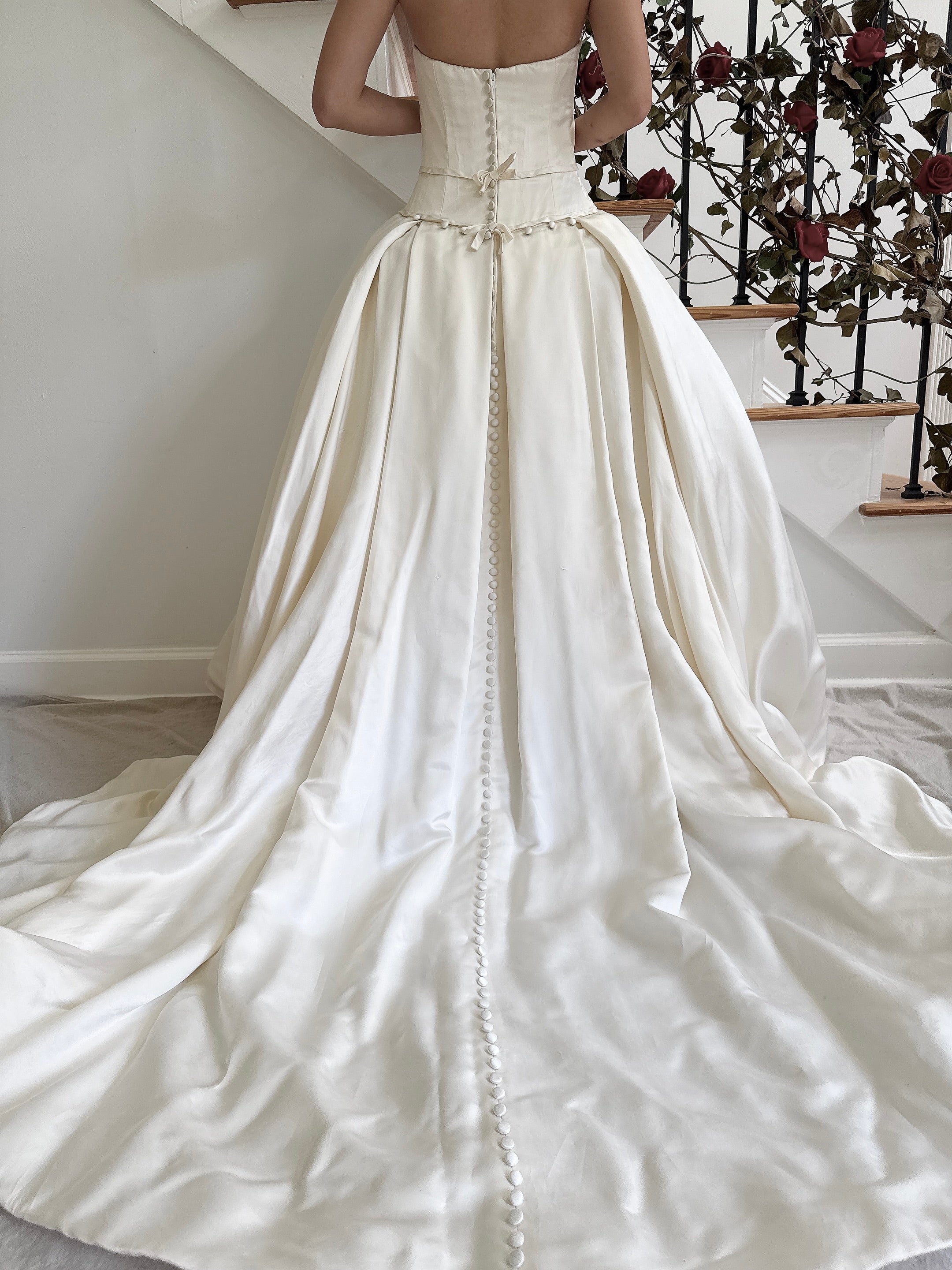 1990s Vera Wang Silk Dress - S/6/8