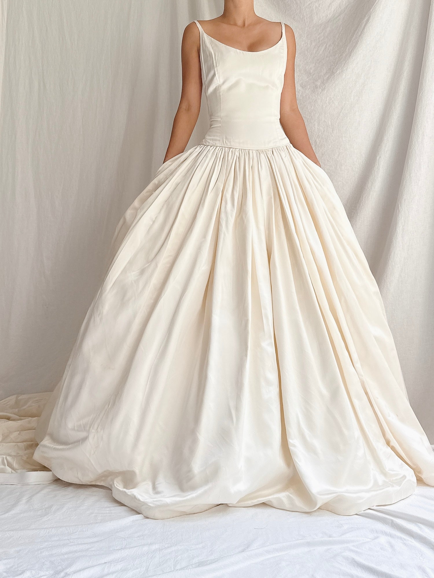 Vintage Lazaro Silk Gown - M/8