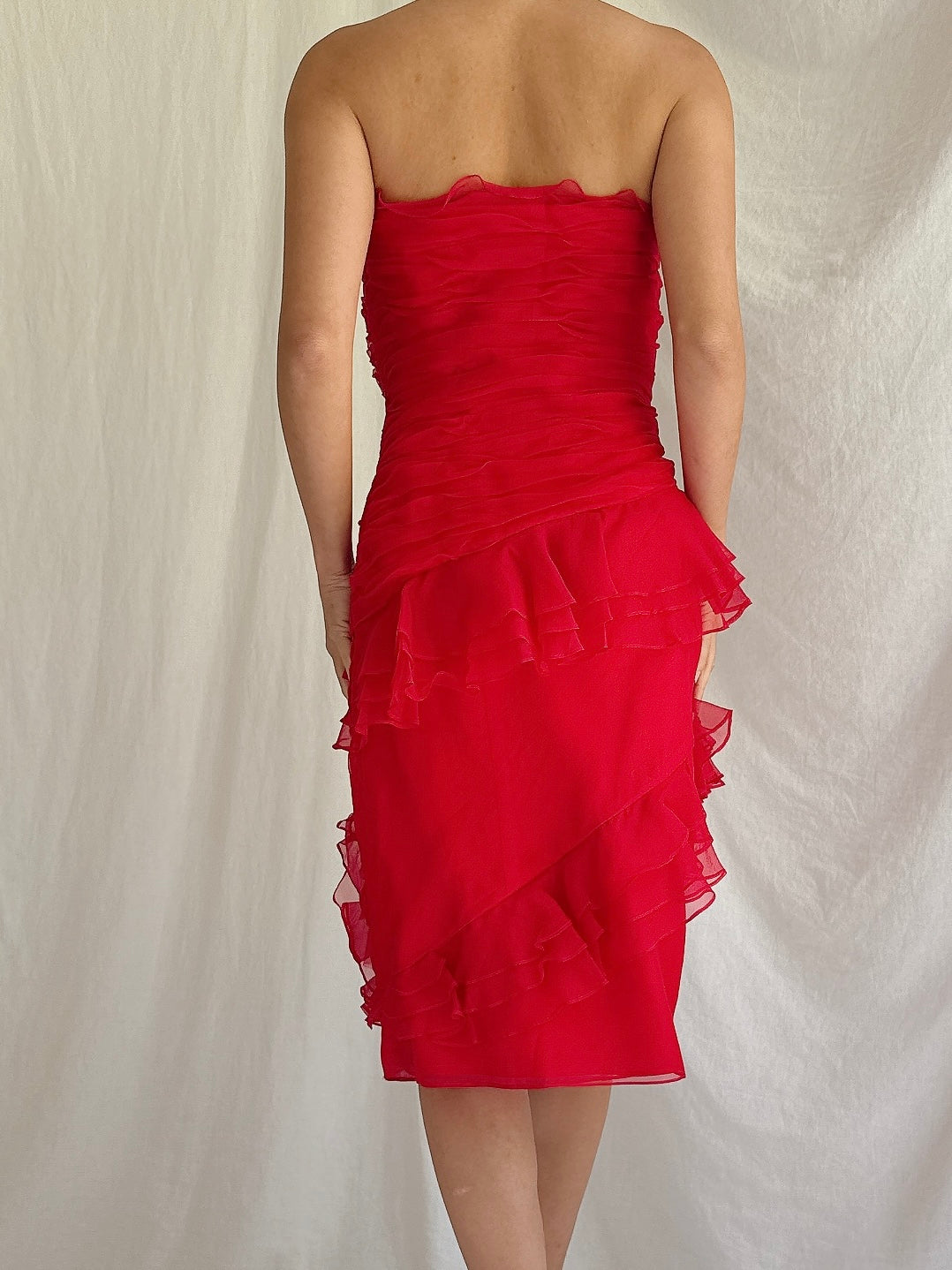 Vintage Silk Organza Dress - M/8