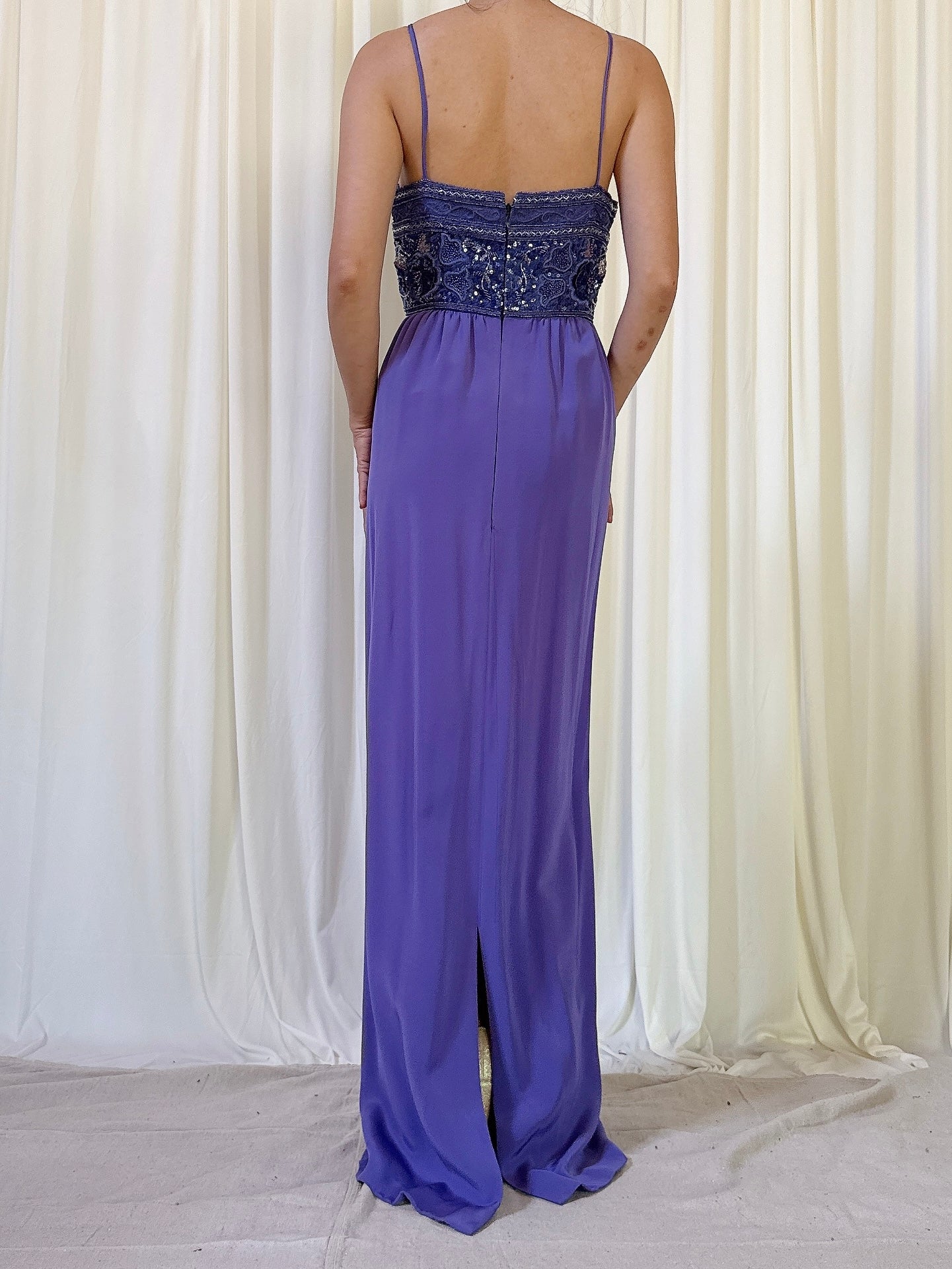 Vintage Gattinolli Purple Dress - FR 44