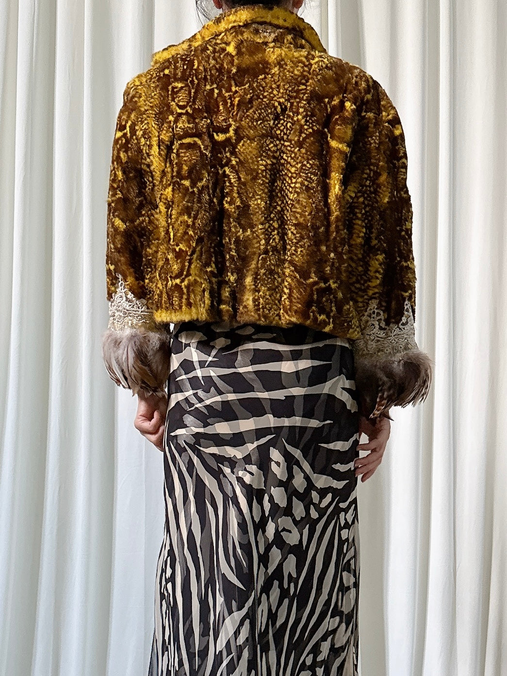 Vintage Bella Marina Studio Bolero Jacket - Size 44