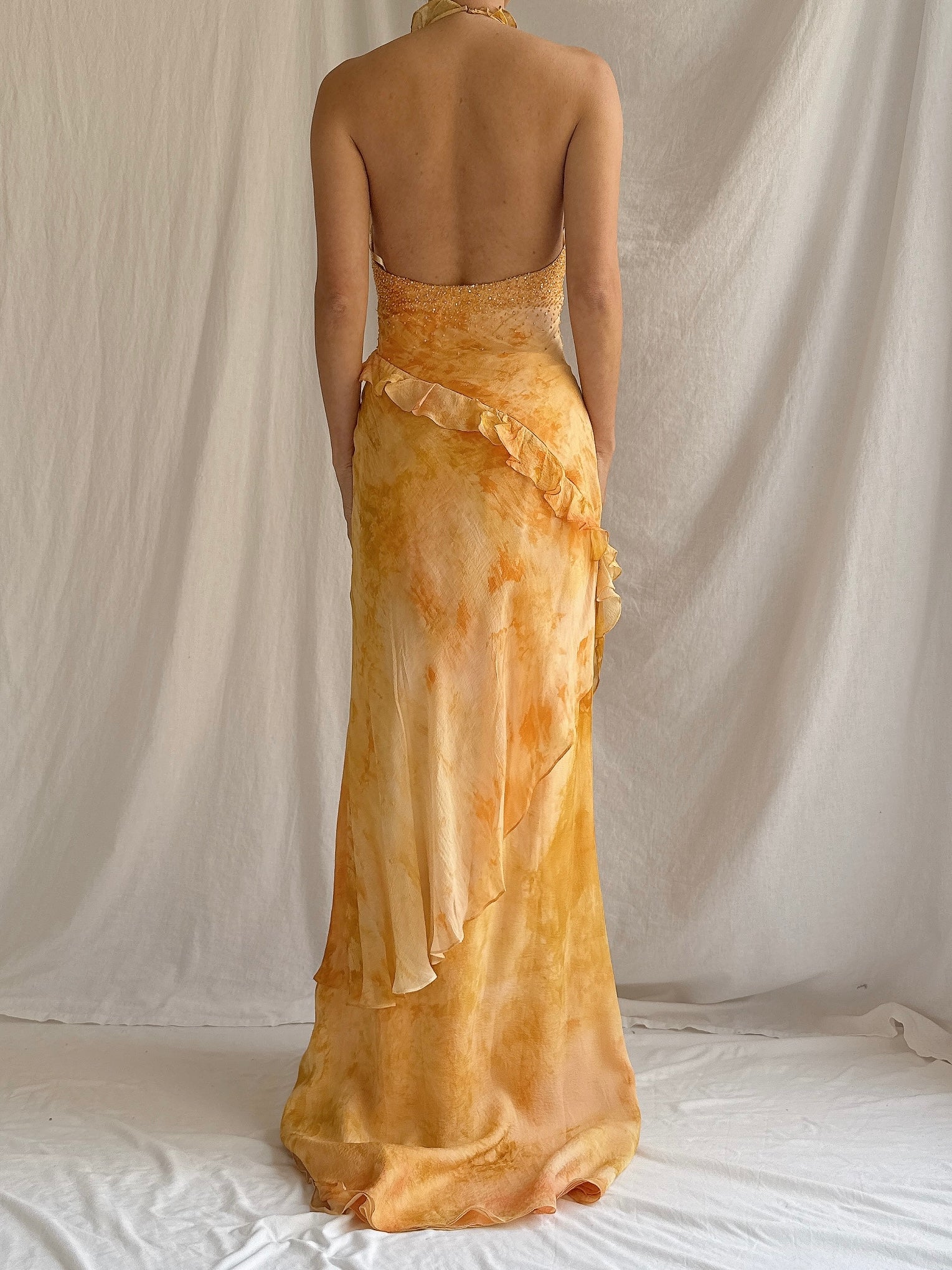 Vintage Silk YSA Makino Gown - M