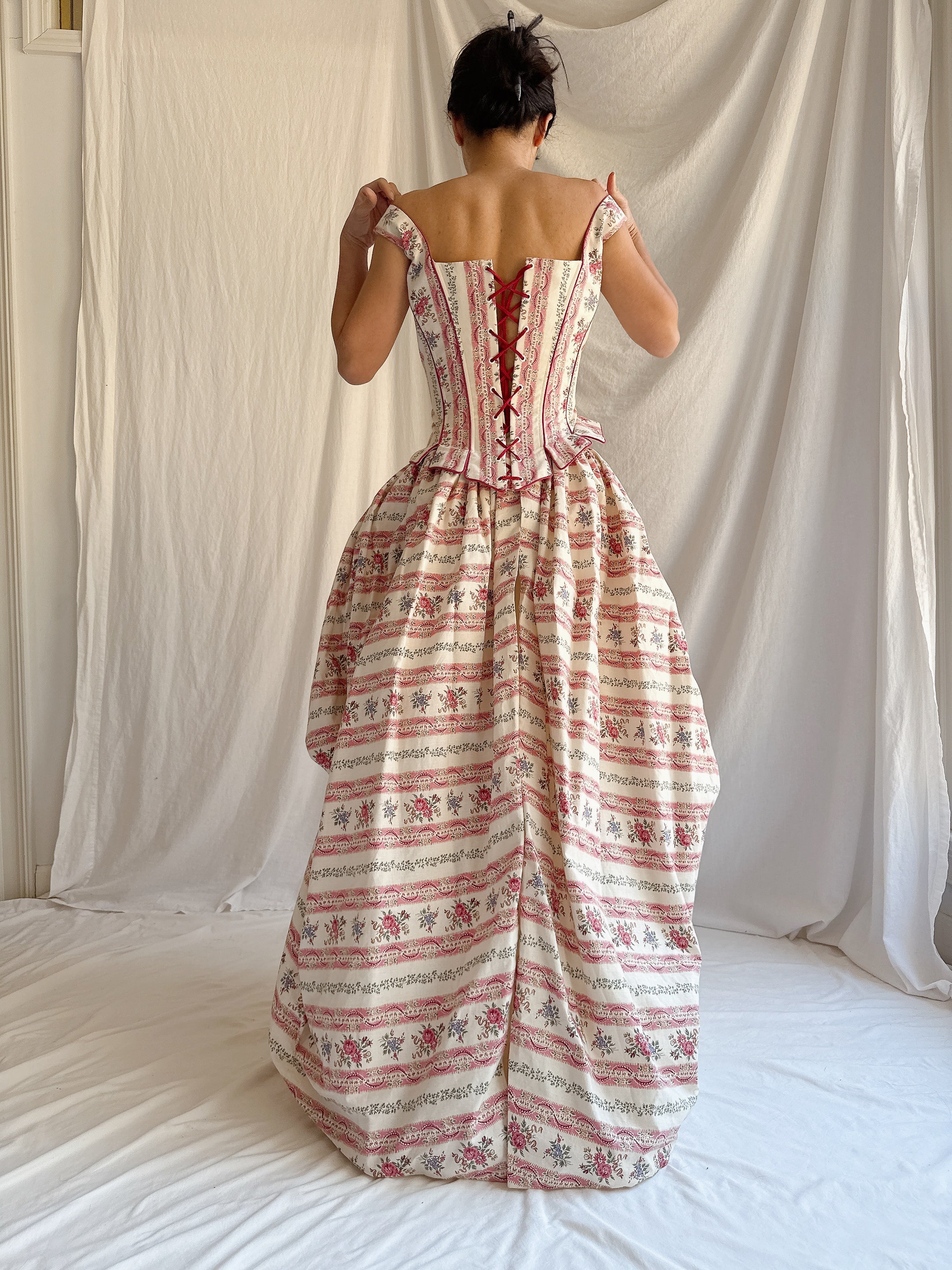 Vintage 3-Piece Cotton/Silk Set - M