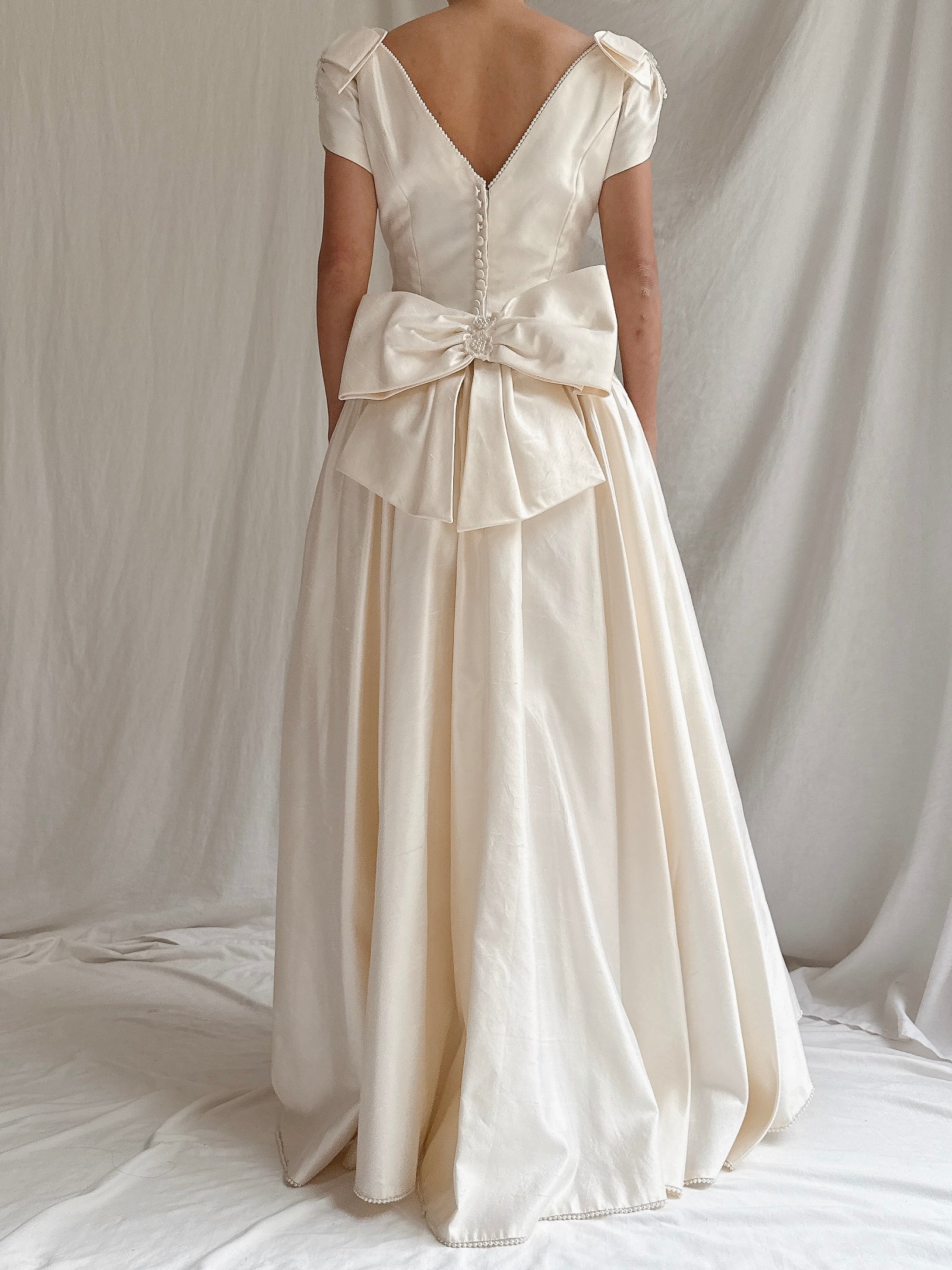 Vintage Bianchi Silk Dress - S/M