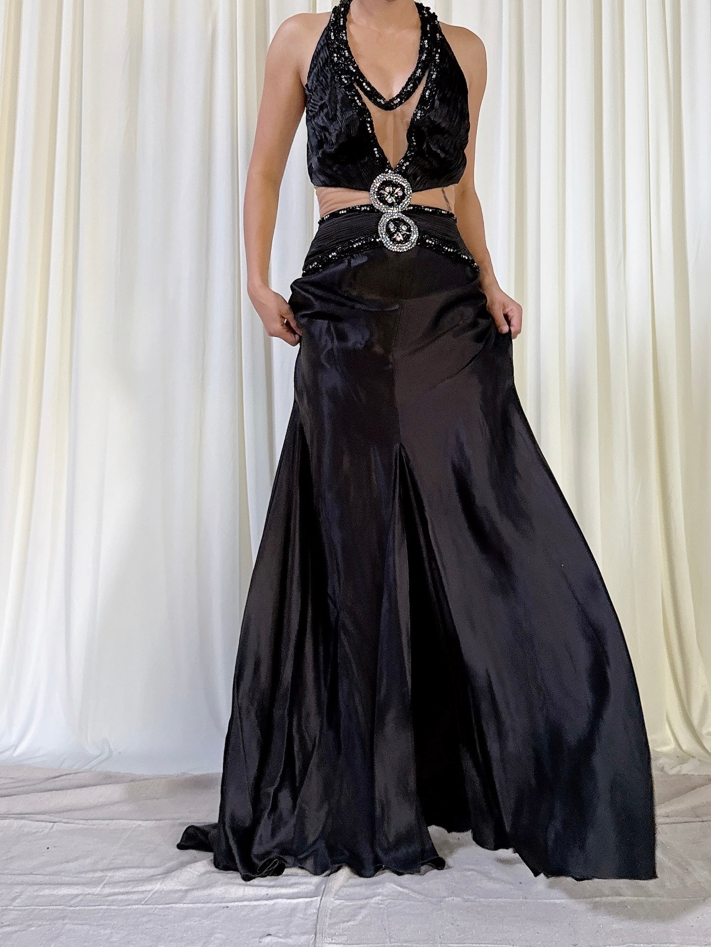 Vintage Gatti Nolli Black Dress - IT 42