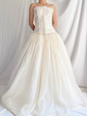 Vintage Silk Organza 2-Piece Set - S/M