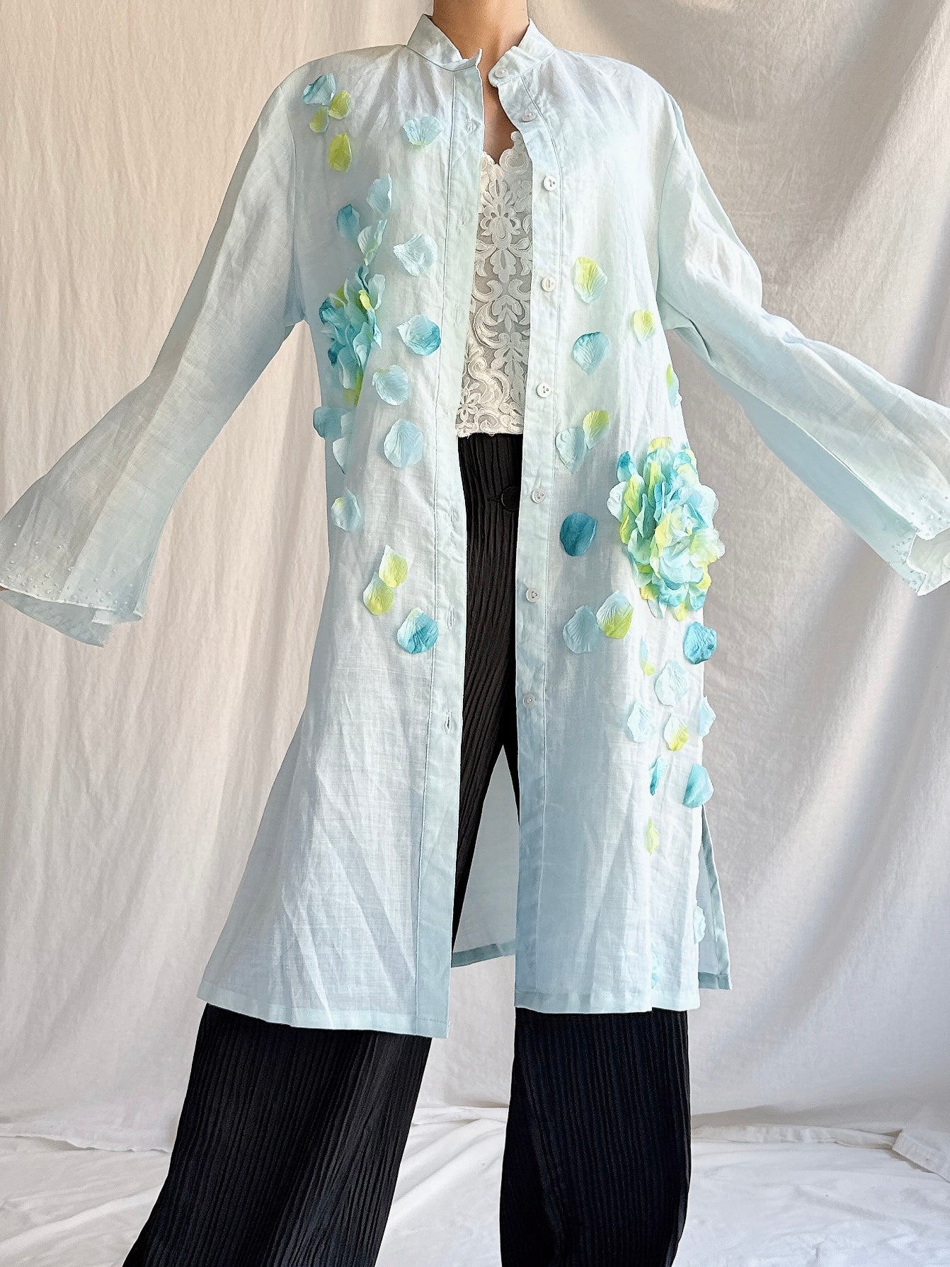 Vintage Butler Wilson Linen Duster - M