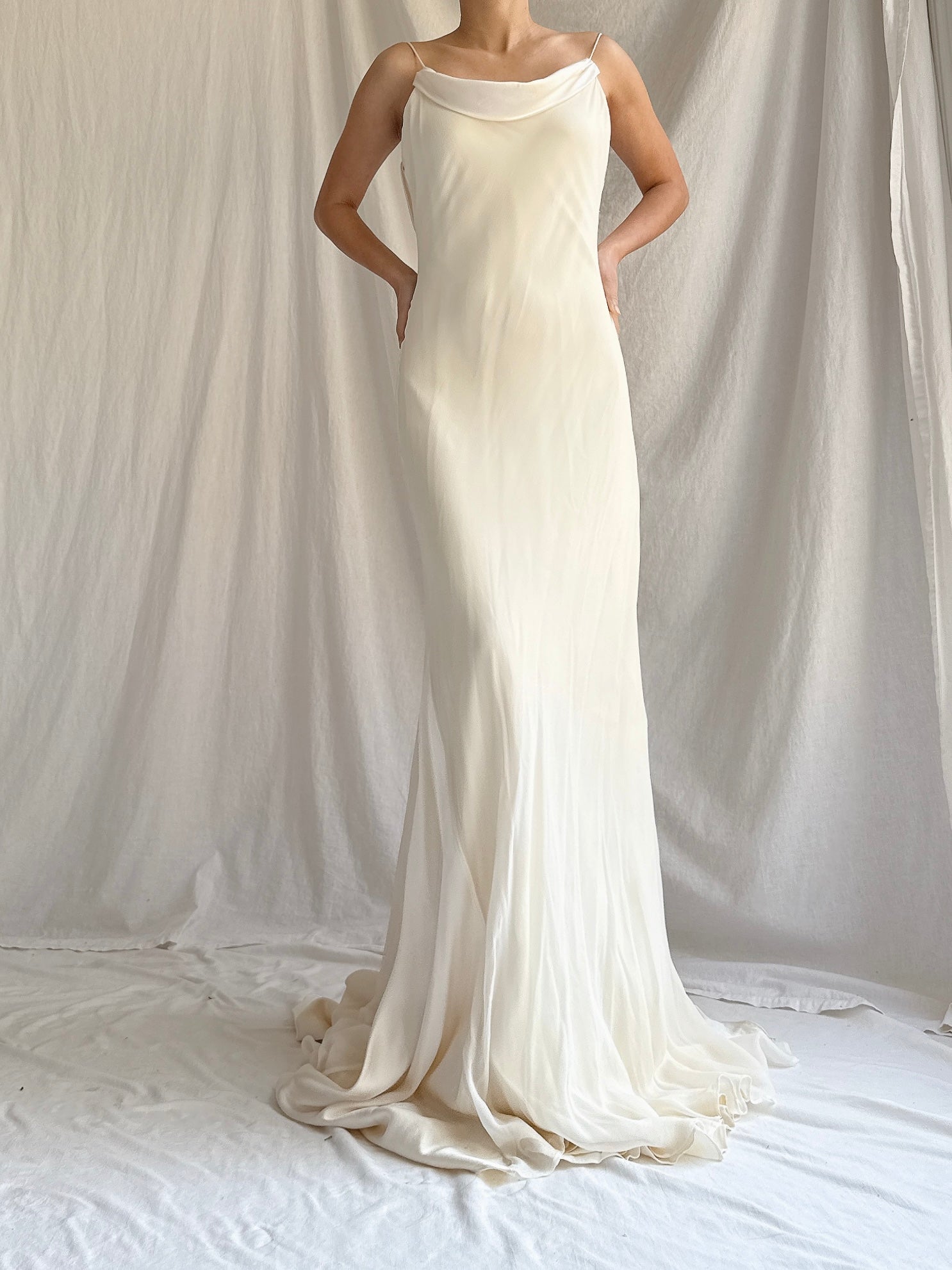 Vintage Vera Wang Silk Bias Gown - XS