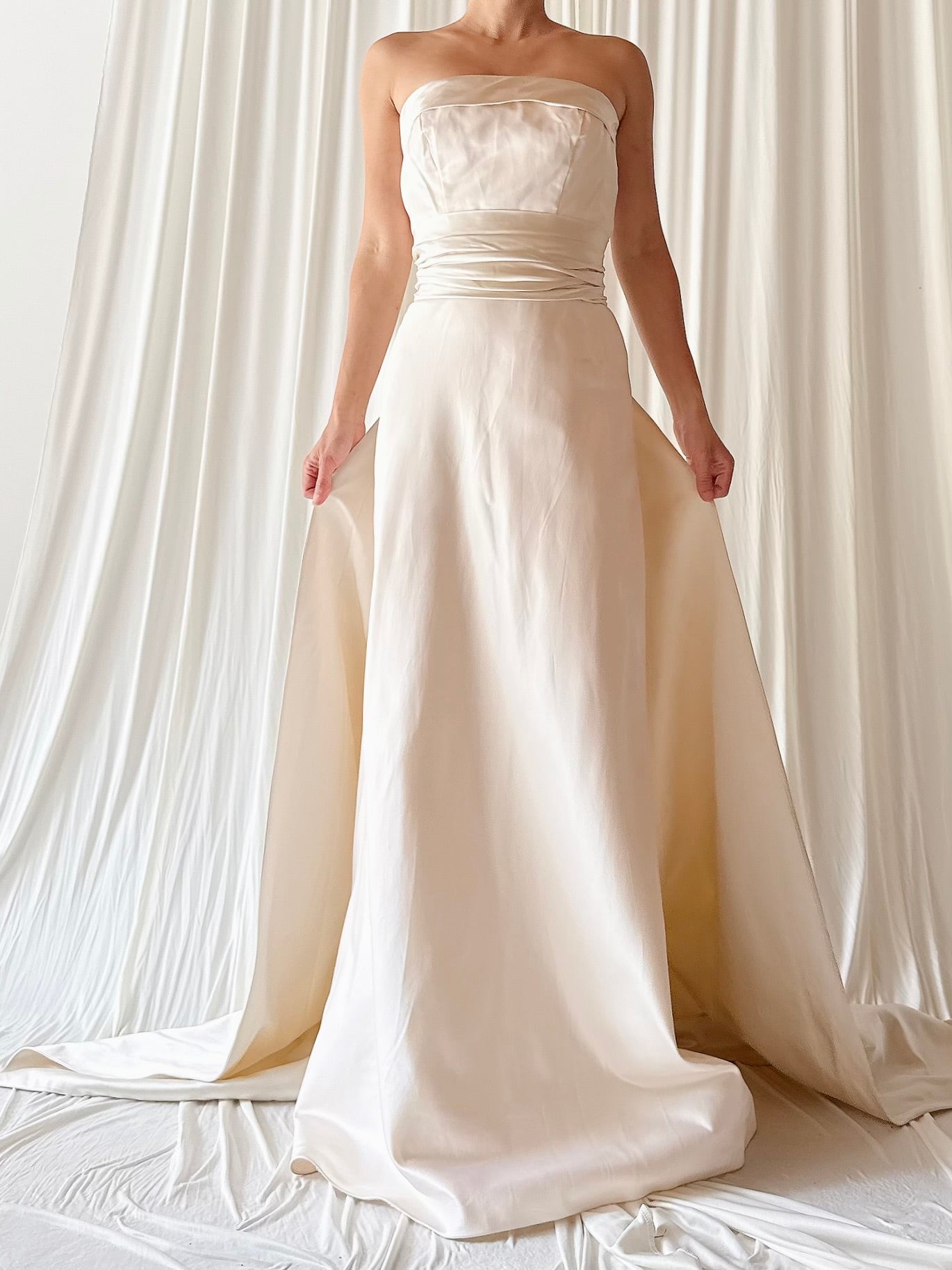 Vintage Priscilla Boston Strapless Gown - 0/XXS