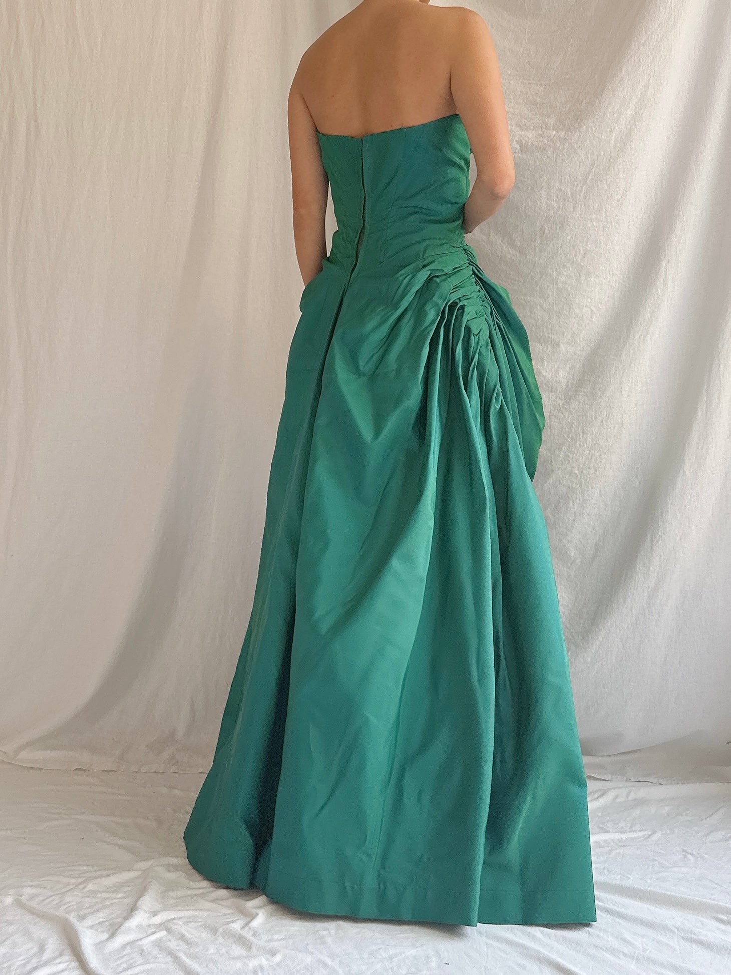 1950s Fred Perlberg Draped Gown - S/M