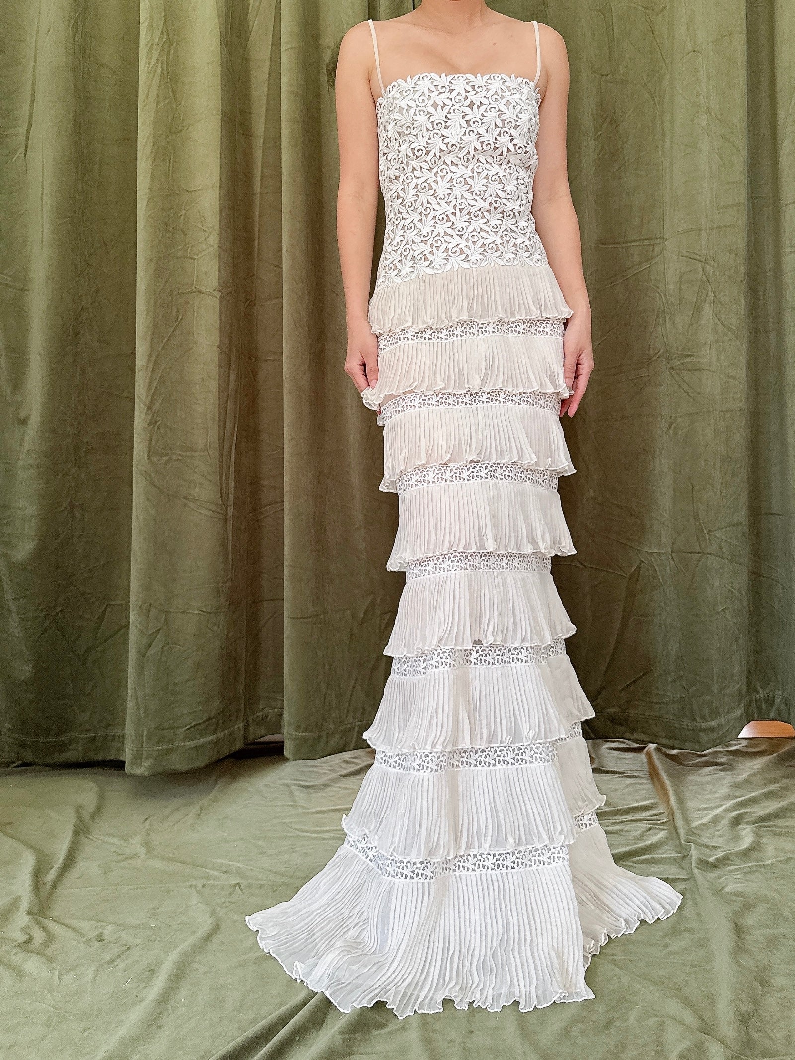 Vintage Cailan’D Tiered Dress - FR 44
