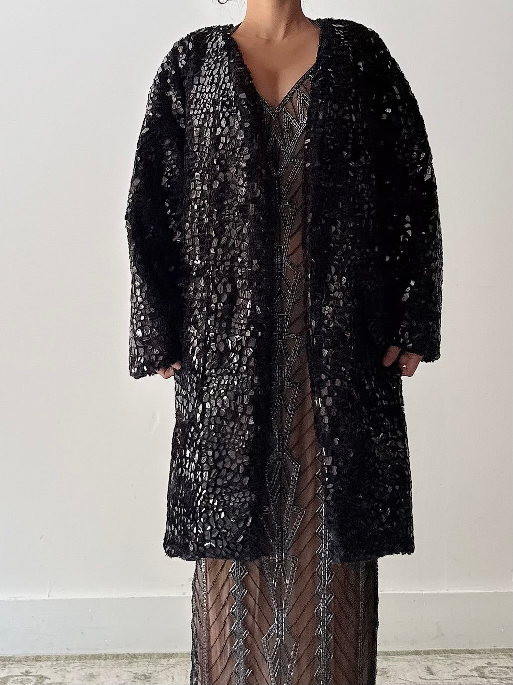 Vintage Interdee Paris Textured Jacket - M