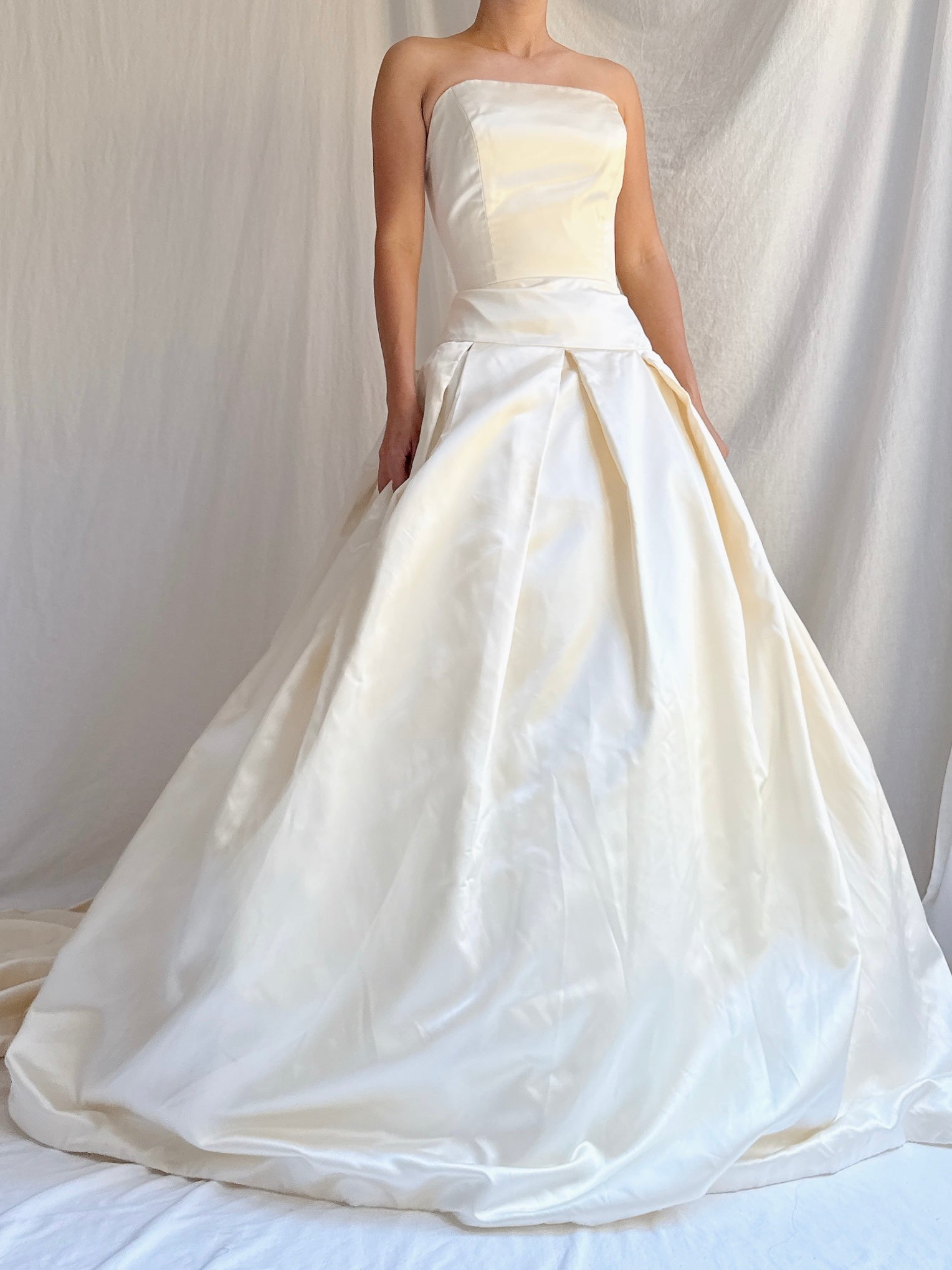 Vintage Silk Dropped Waist Gown - S