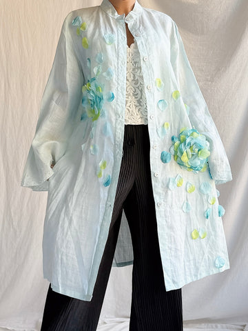 Vintage Butler Wilson Linen Duster - M