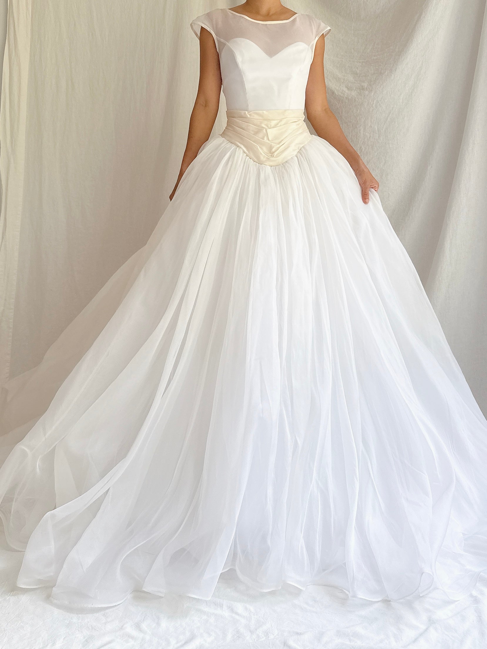 Vintage Christian Dior Silk Organza Gown - XS/2