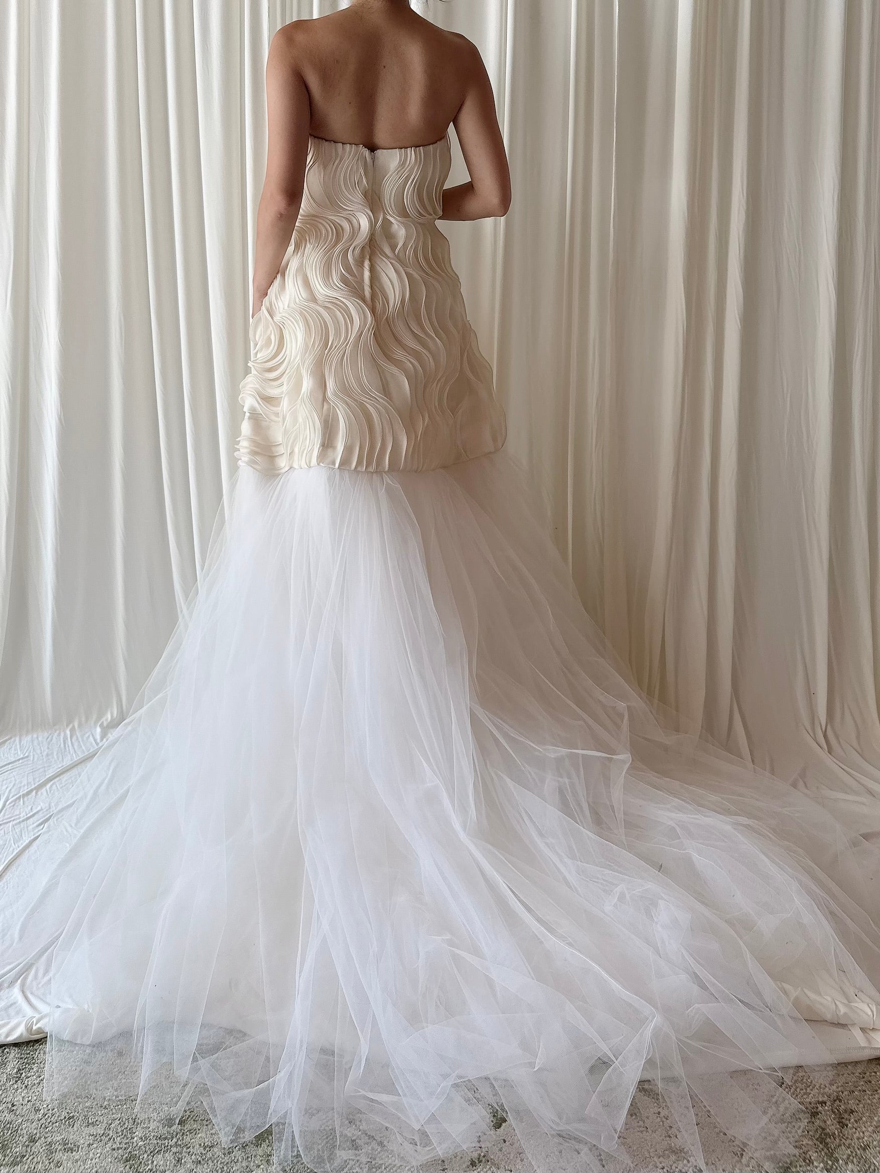 Vintage Ruffled Tulle Dress - M/6