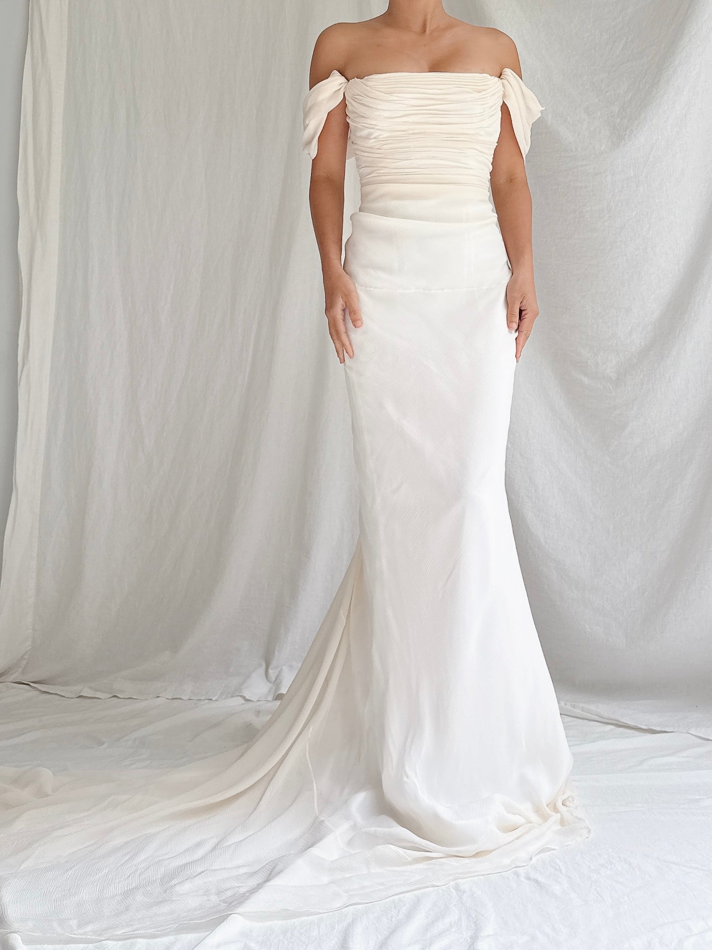 Vintage Peter Langner Italy Silk Gown - S/M