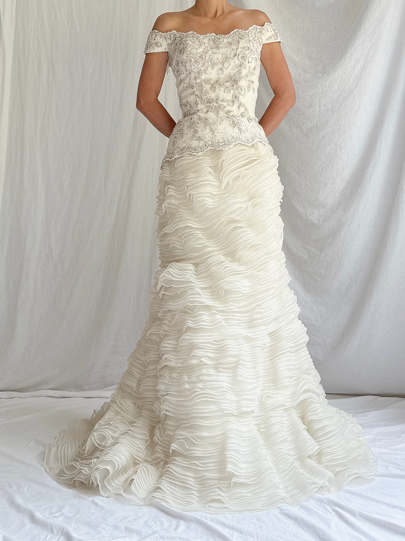 00 YSA Makino Ruffled Gown - M