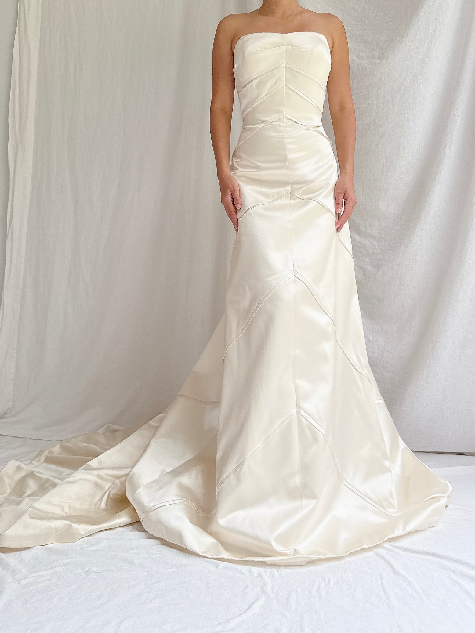Vintage Pricilla of Boston Silk/Satin Gown - M/10