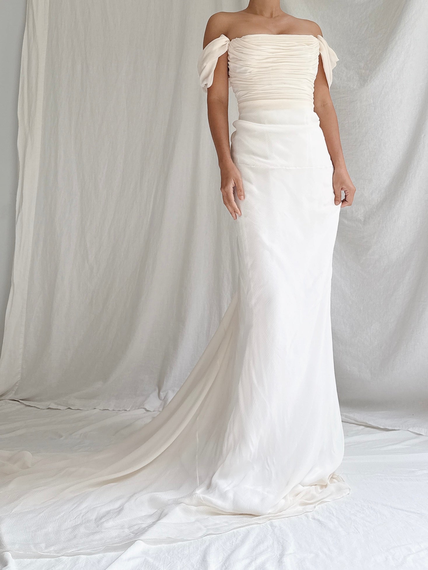 Vintage Peter Langner Italy Silk Gown - S/M